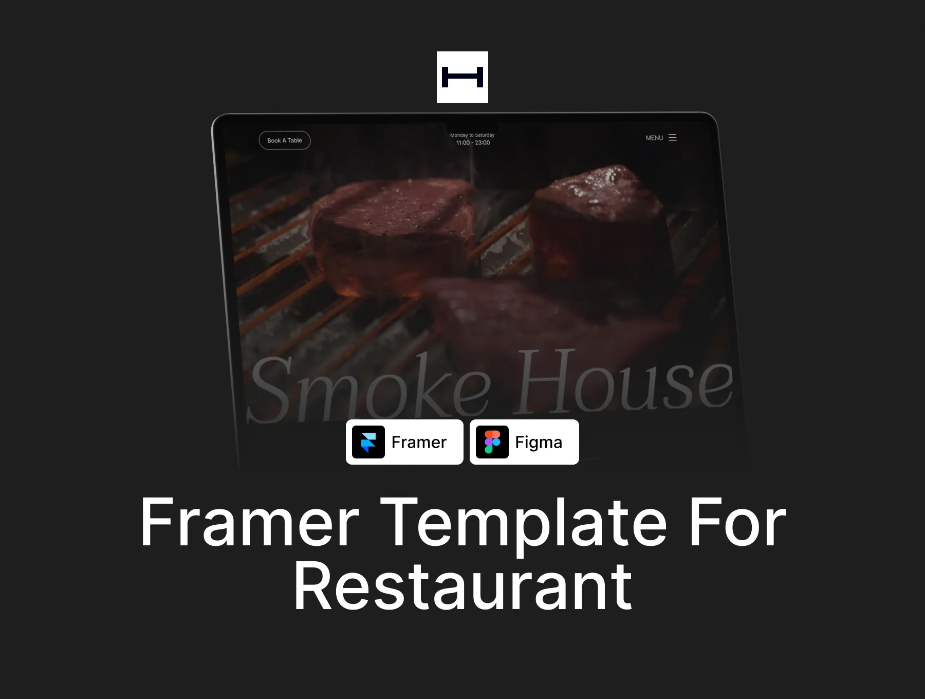 Framer Template For Steak Restaurant
