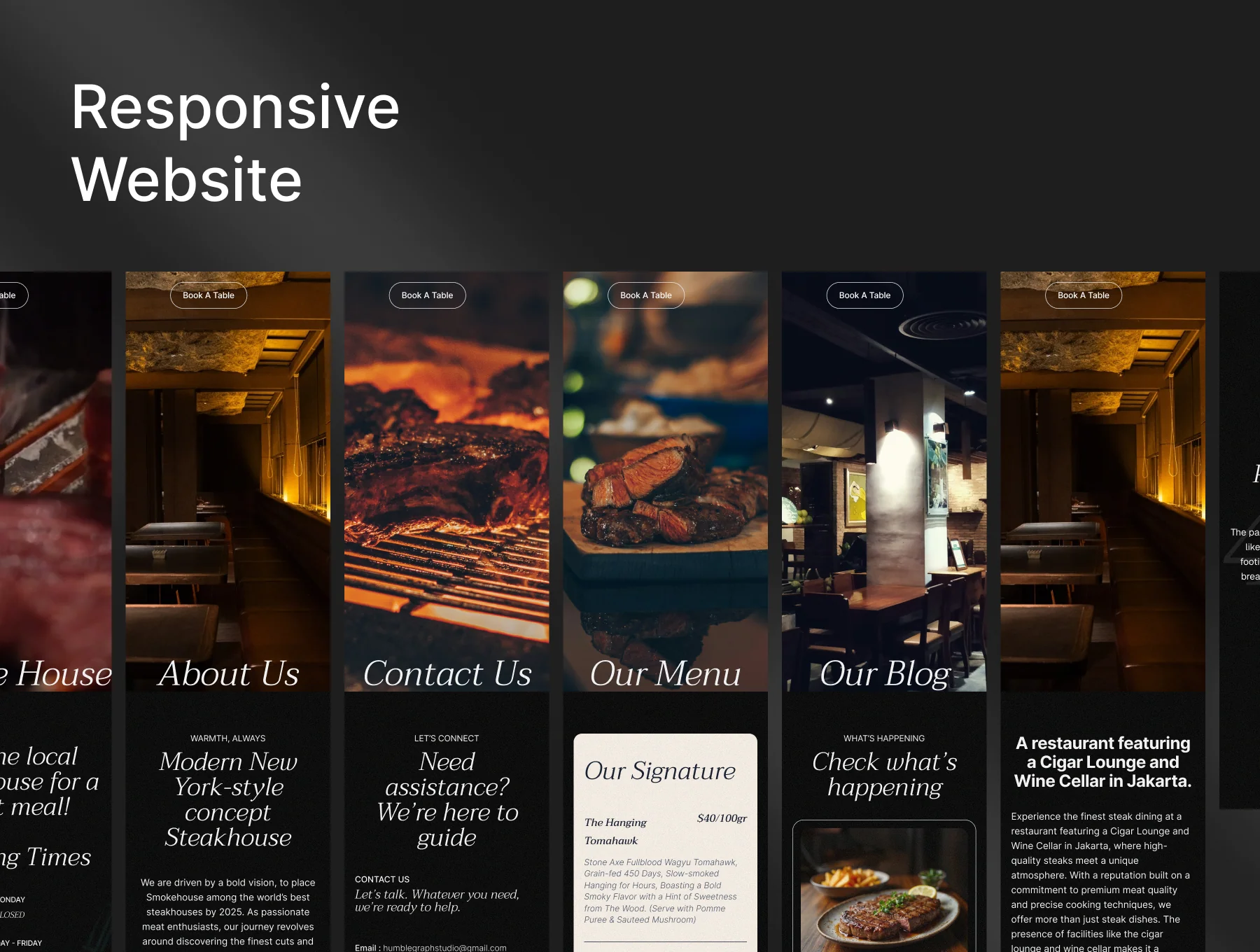 Framer Template For Steak Restaurant 5