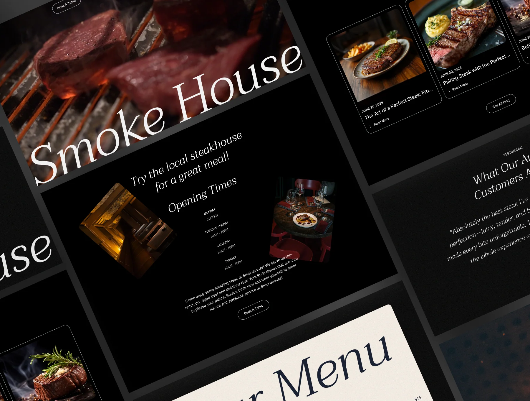 Framer Template For Steak Restaurant 7