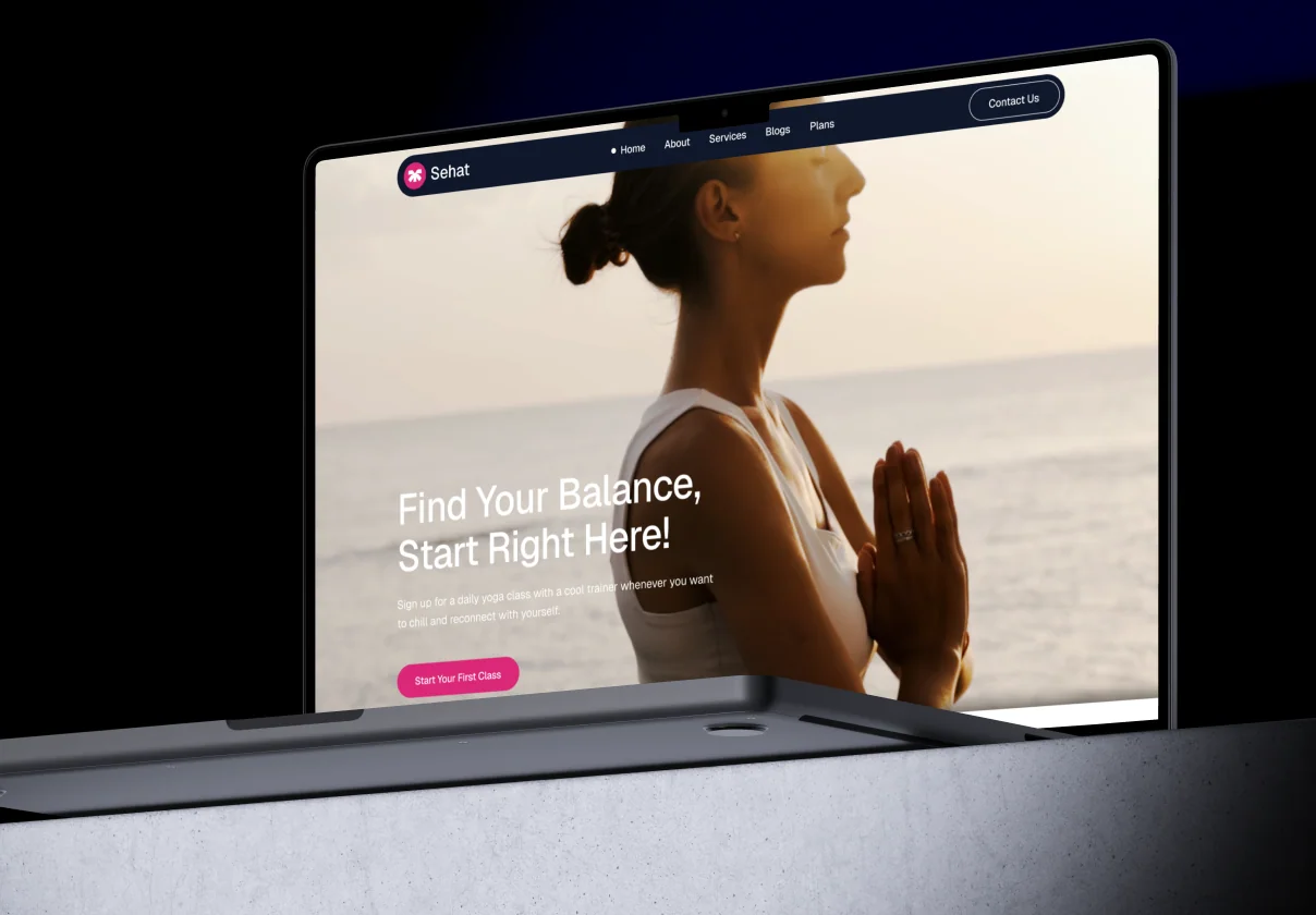 Framer Template For Yoga & Meditation Class