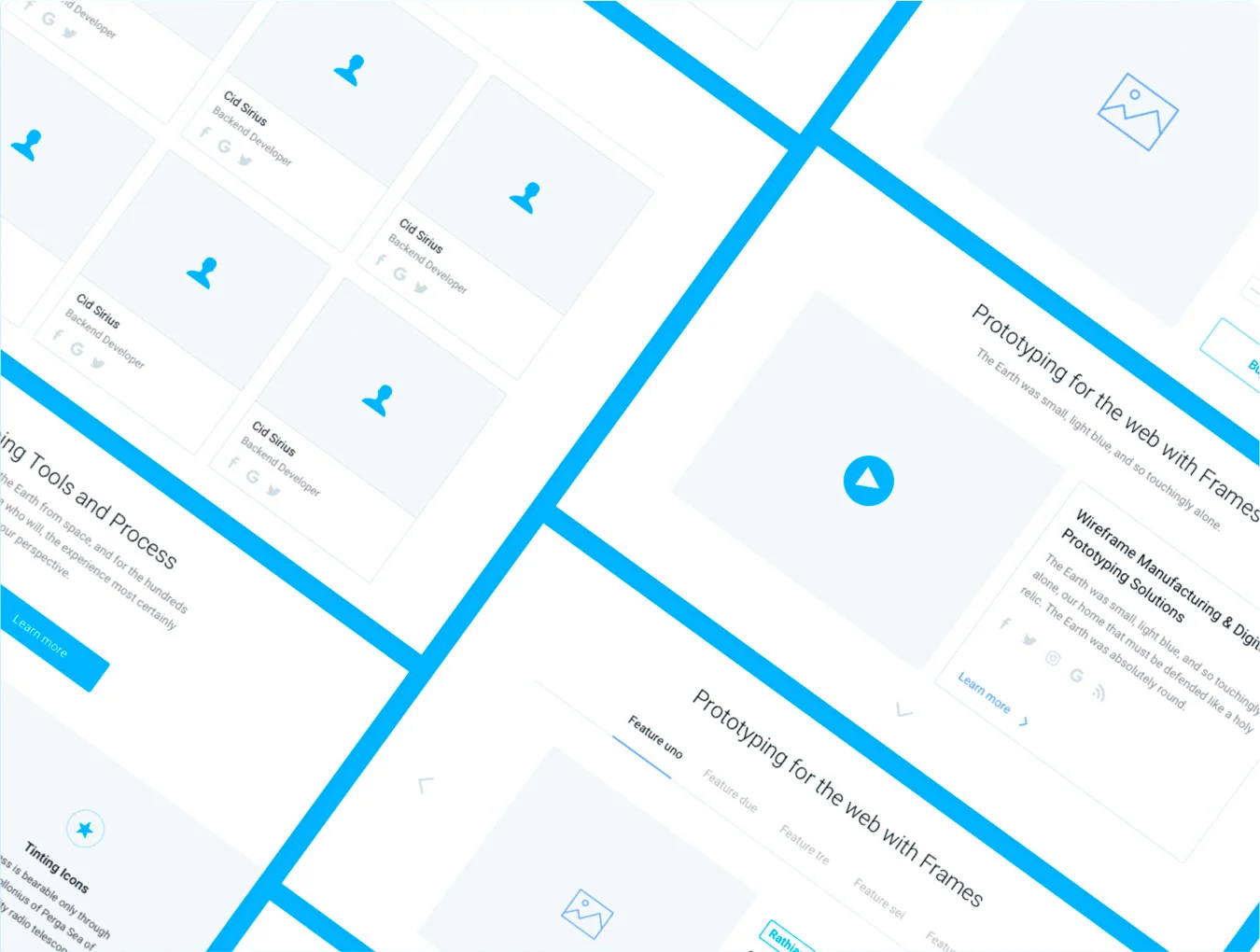 Web Wireframe Kit 5
