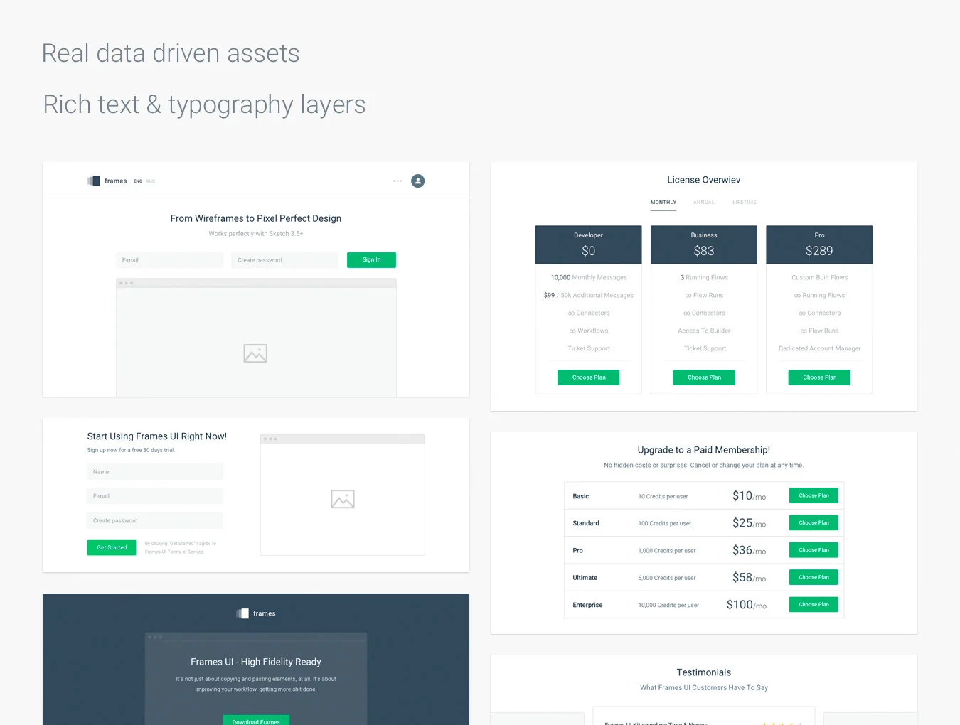 Frames Wireframe Kit 3