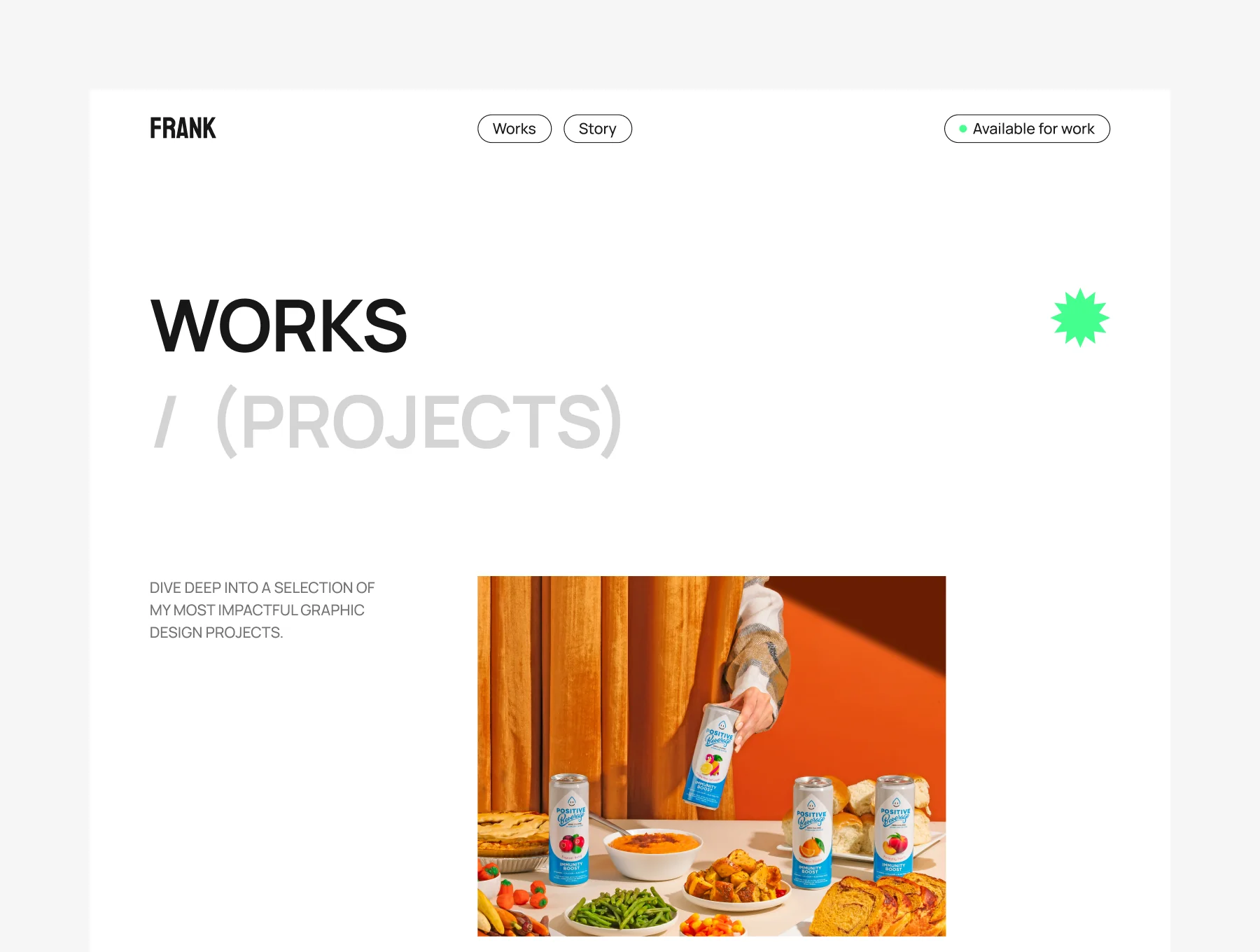 Frank - Framer Portfolio Template 3