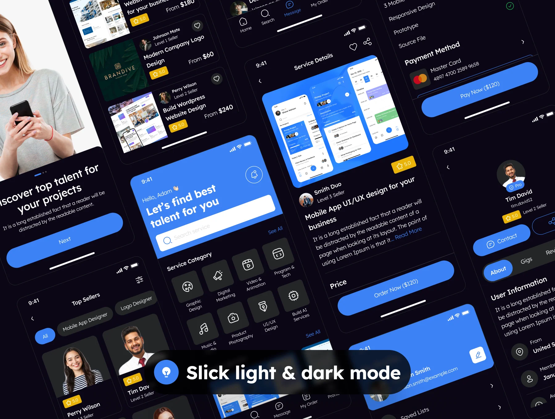 Freelancer Service App UI Kit 7
