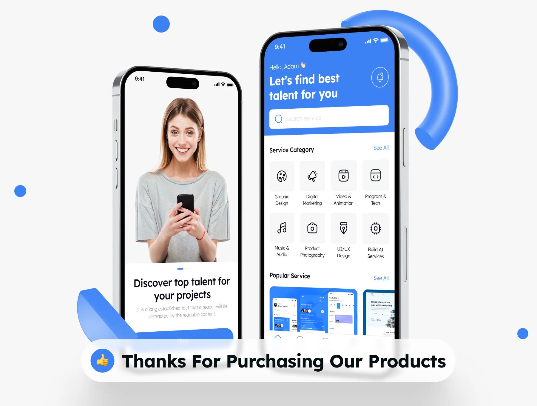 Freelancer Service App UI Kit 8