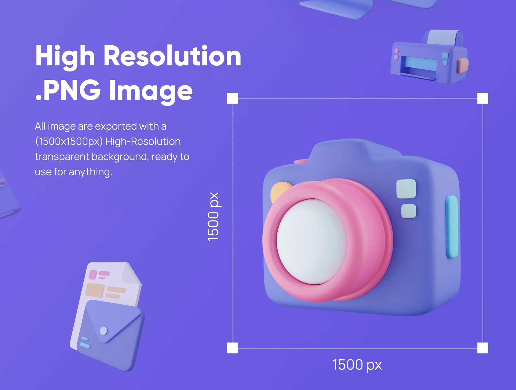 Freelancy - Freelance 3D Icon Set 4