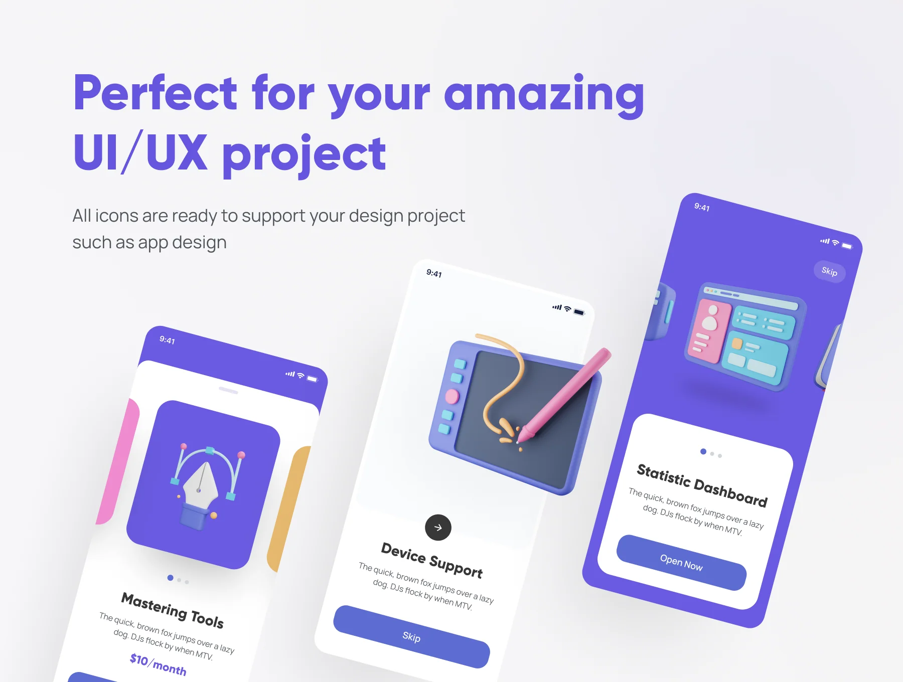 Freelancy - Freelance 3D Icon Set 5