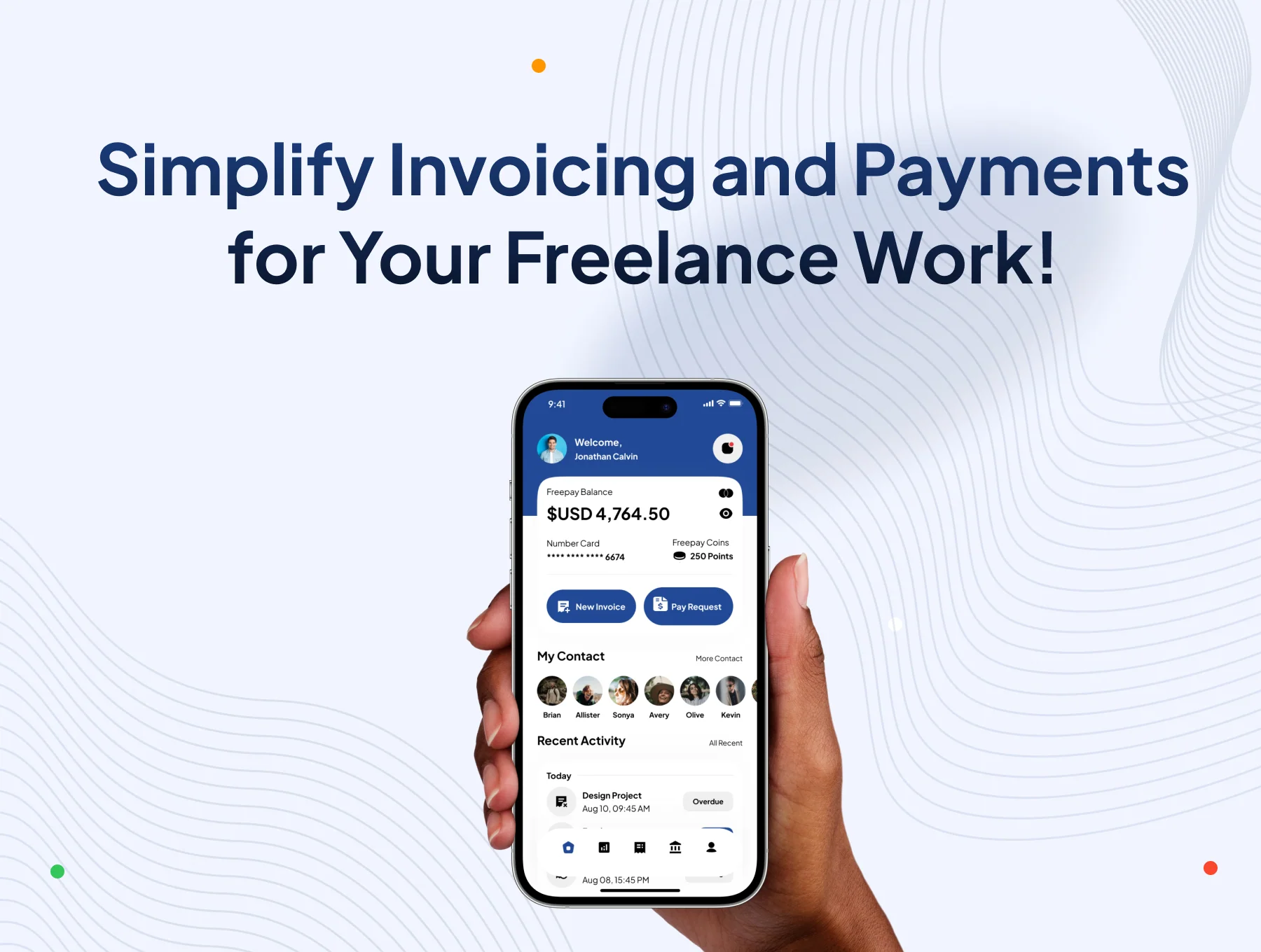 Freepay - Freelance Payment & Invoice App UI Kit 8