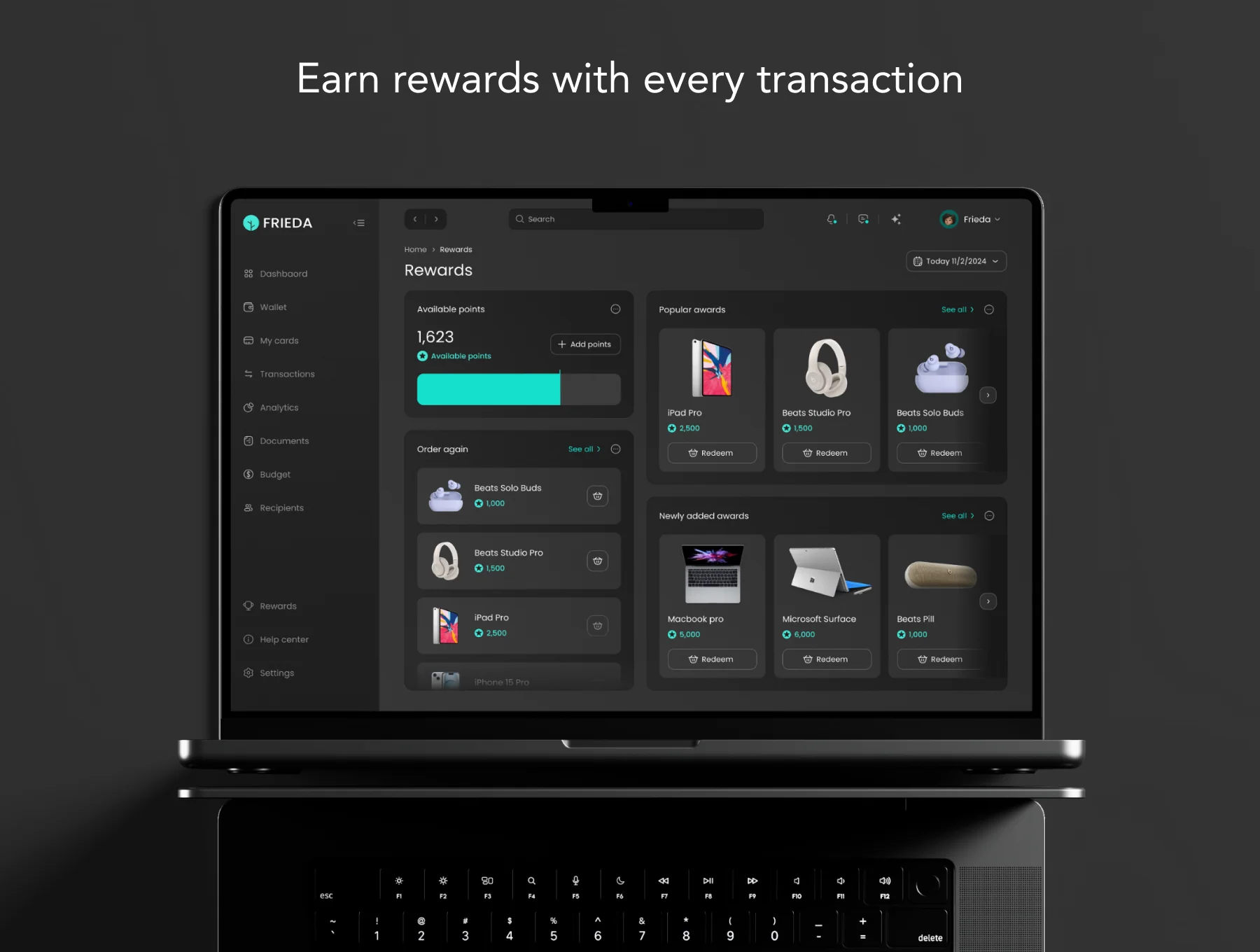 Freida - Dashboard Web UI Kit 5