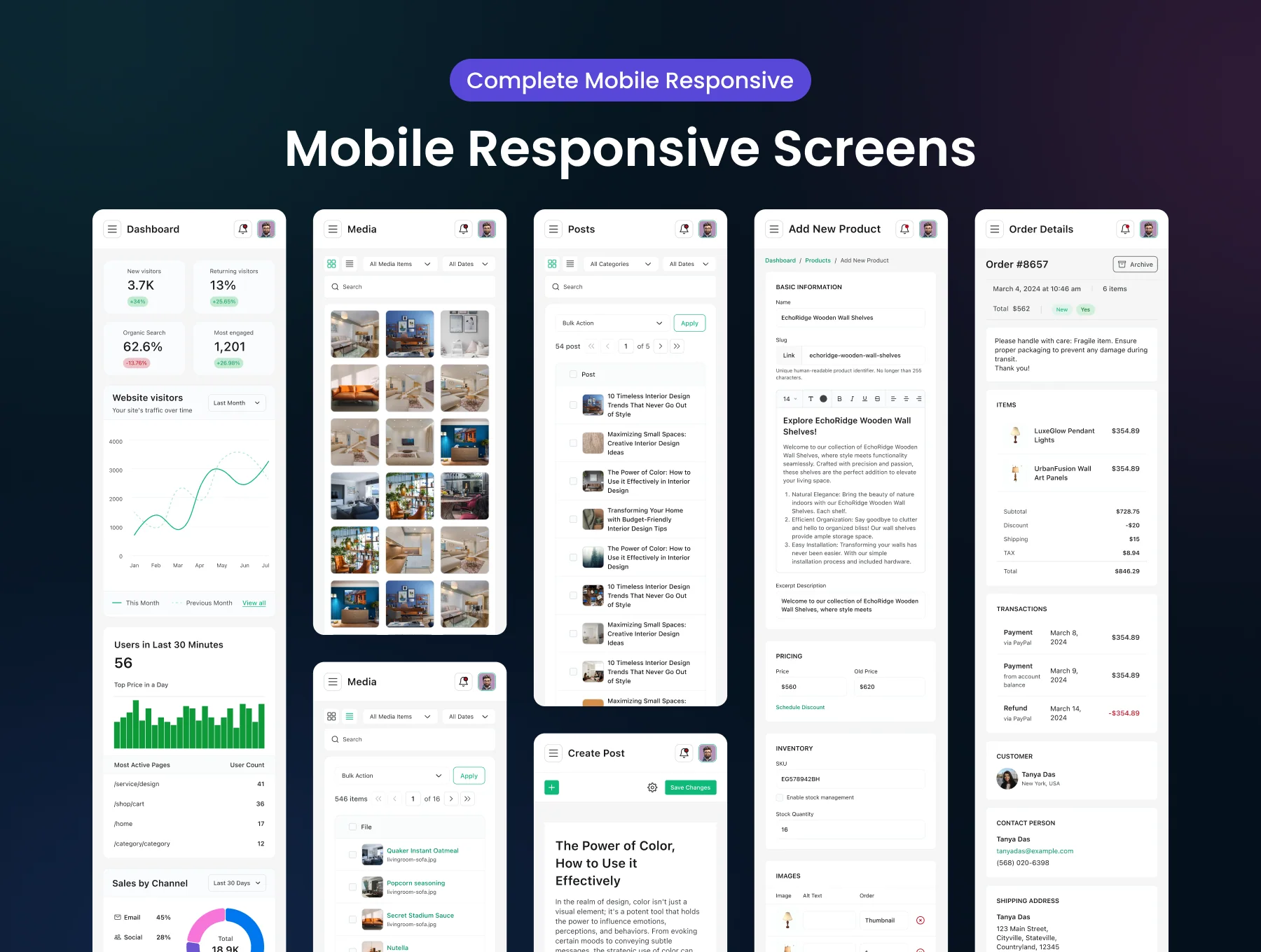 Freno - Web Admin Dashboard UI Kit 6
