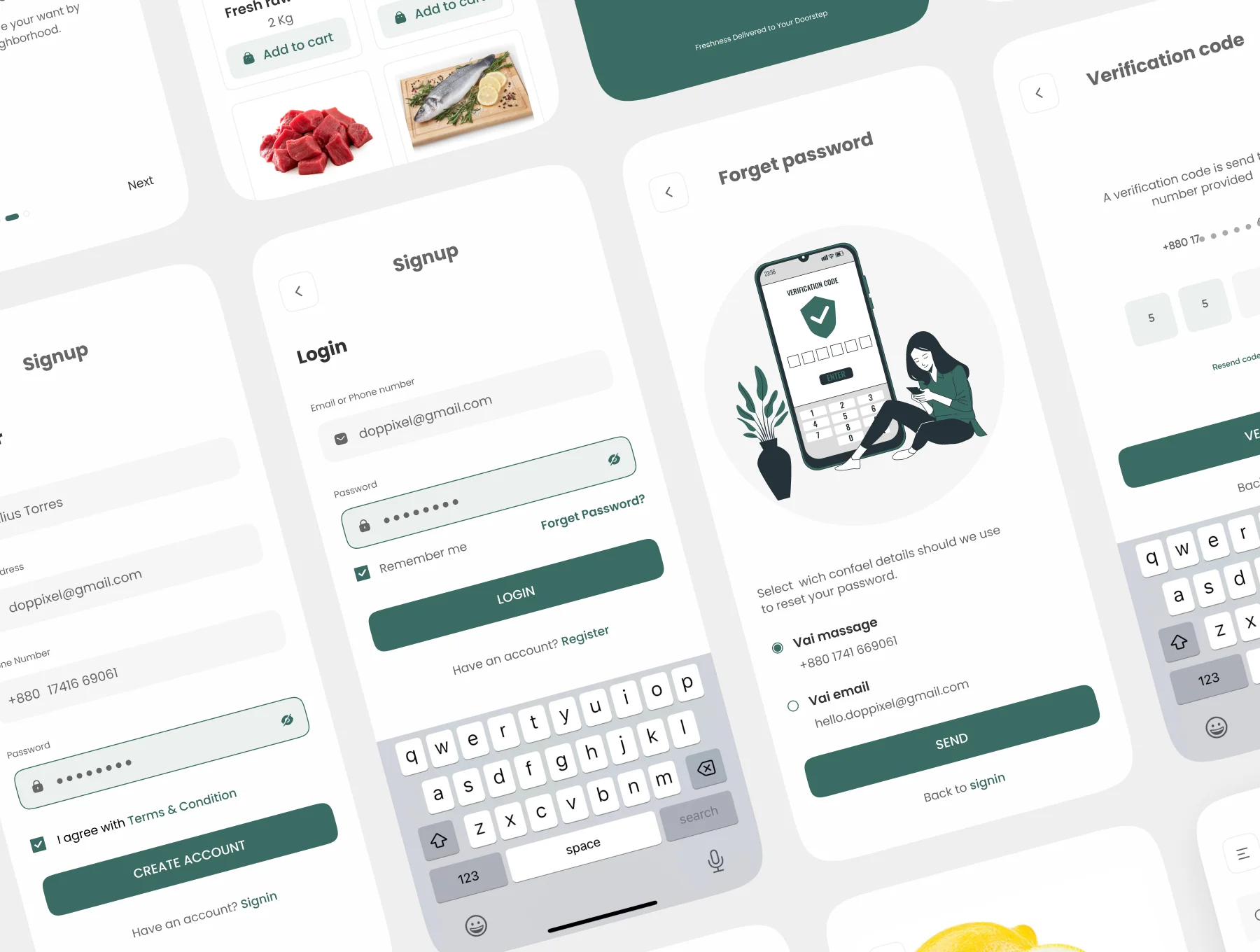 Fresh Cart-Grocery Mobile App UI Kit 5