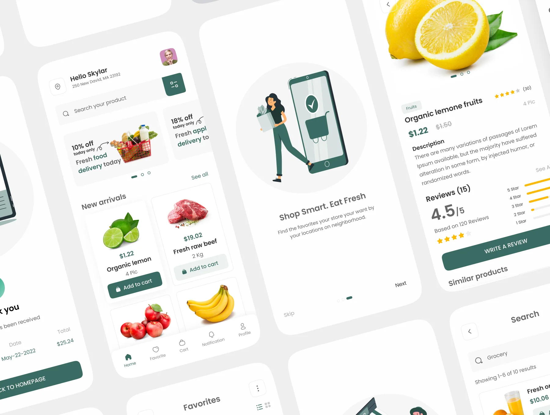 Fresh Cart-Grocery Mobile App UI Kit 7