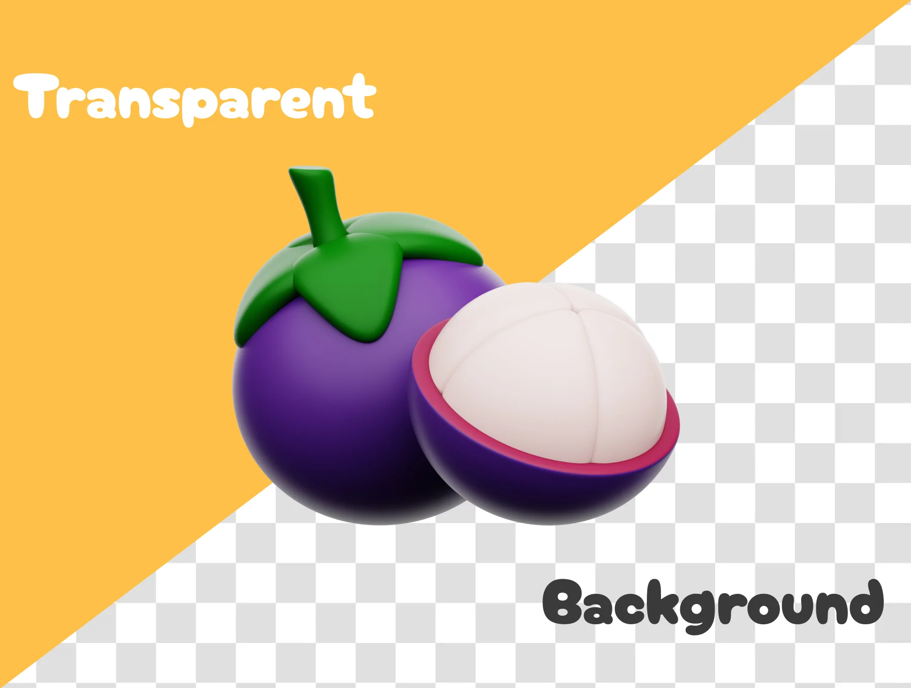 Fresh Fruit 3D Icons Set 3