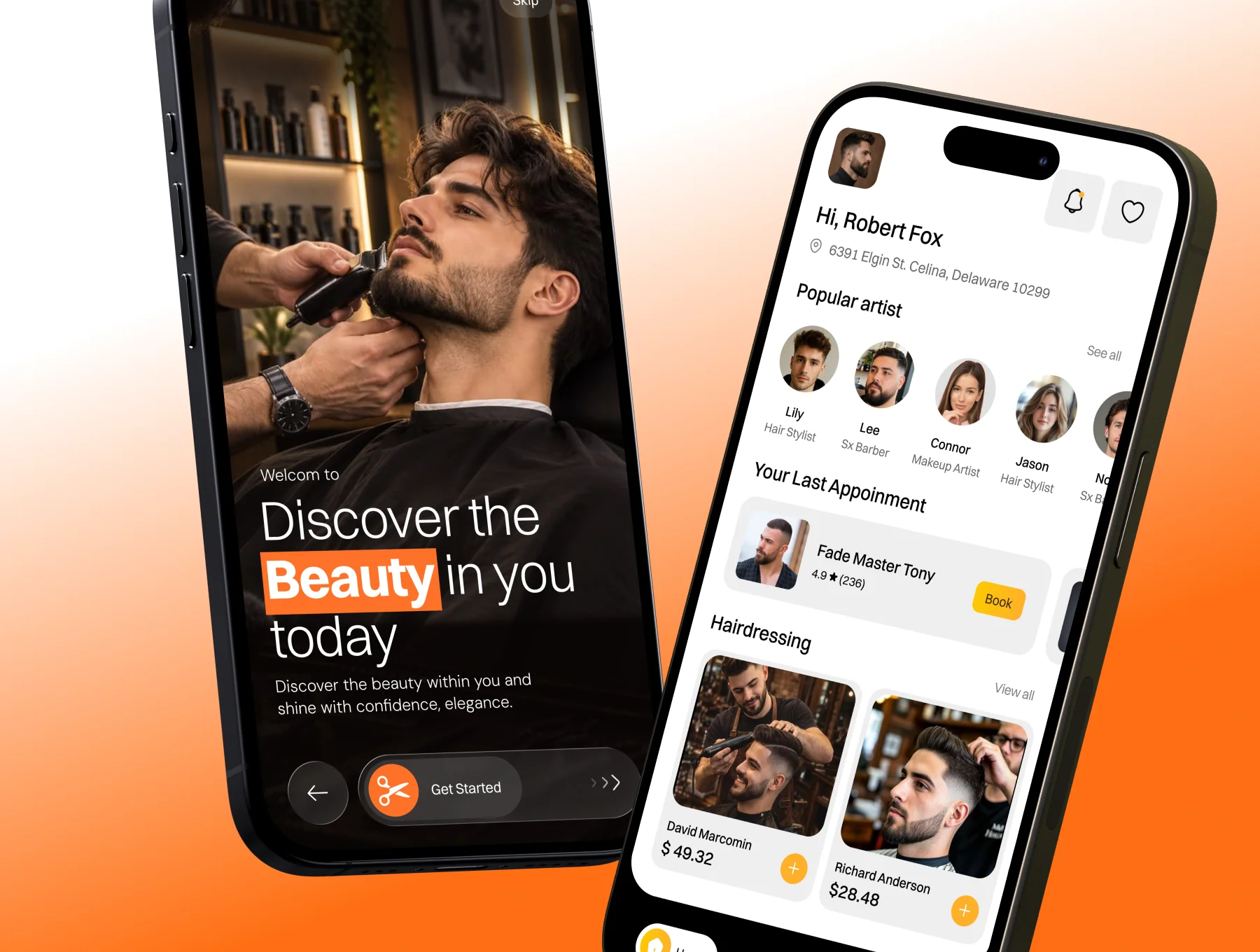 FRESHA — Beauty & Salon Mobile App UI Kit 5
