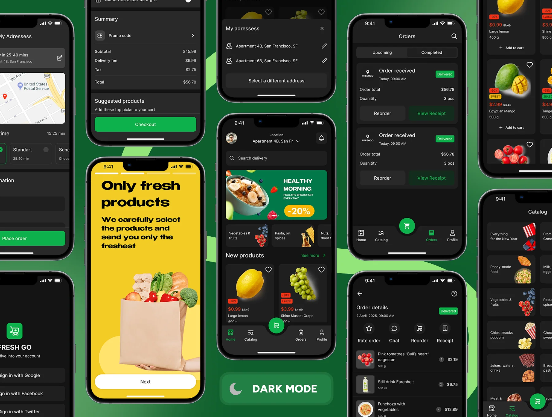 FreshGo - Grocery Store App UI Kit 7