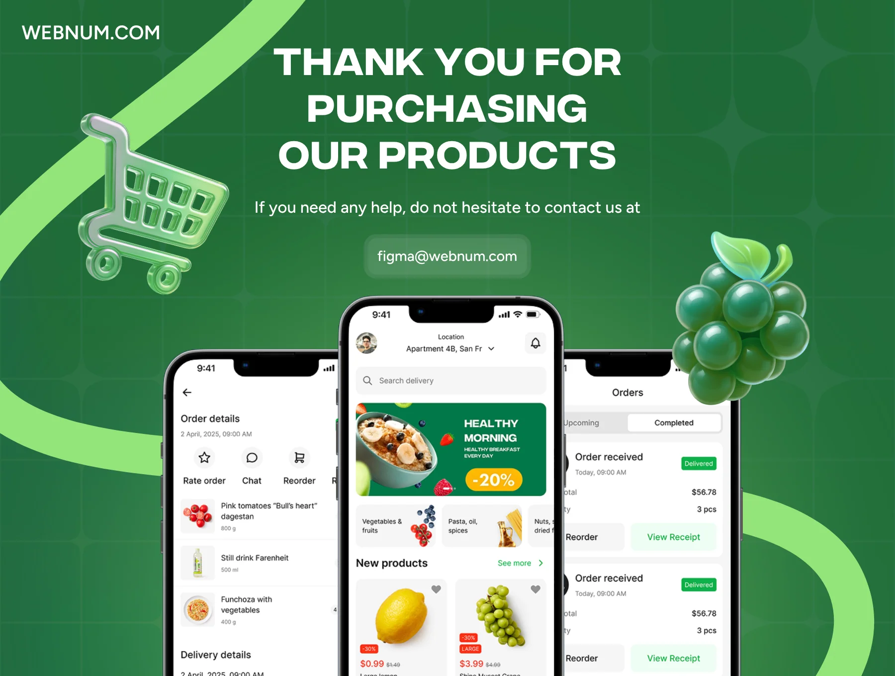 FreshGo - Grocery Store App UI Kit 8