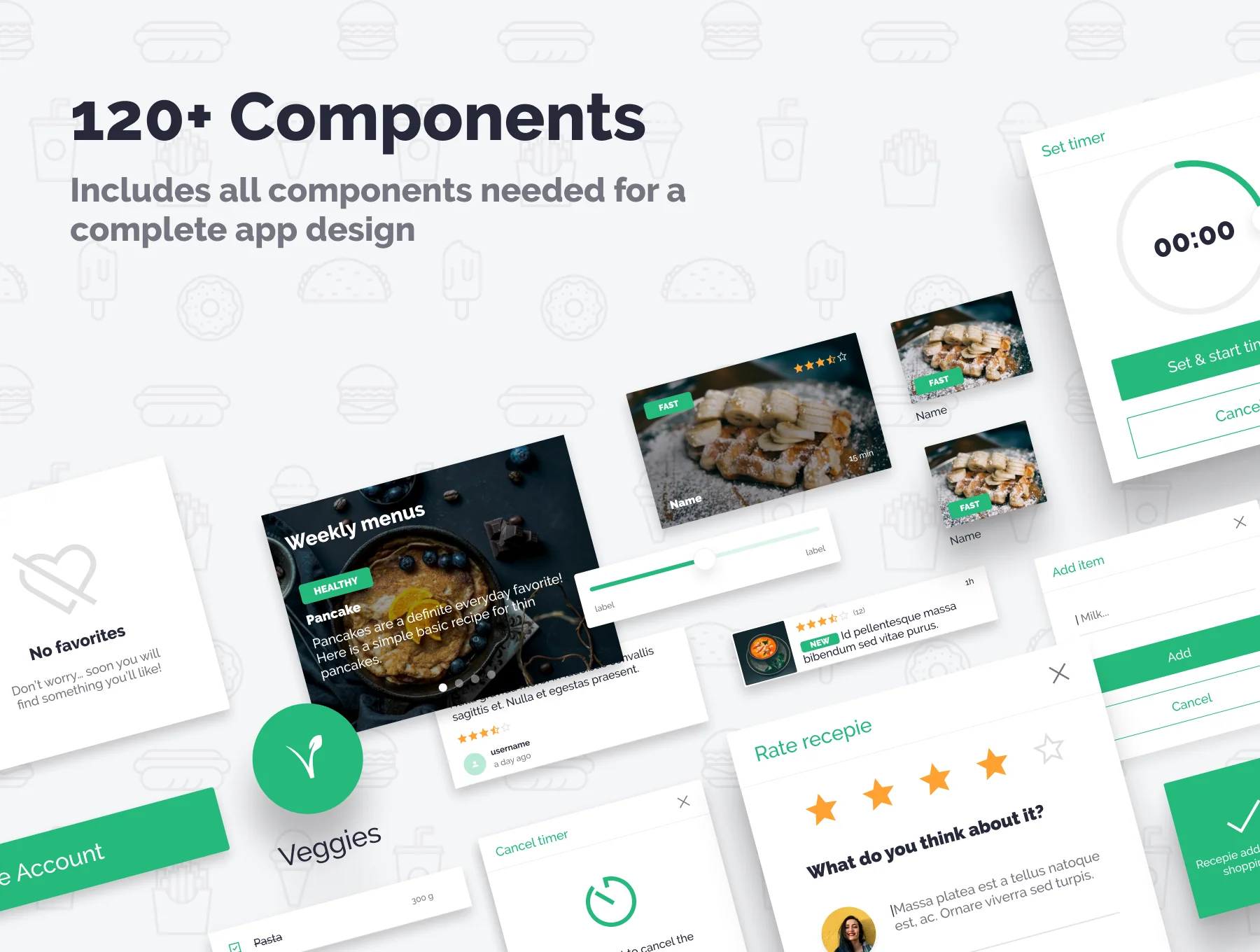 Freshie Food UI Kit 3