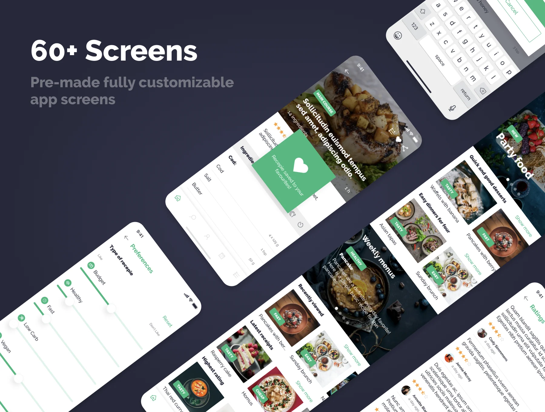 Freshie Food UI Kit 4