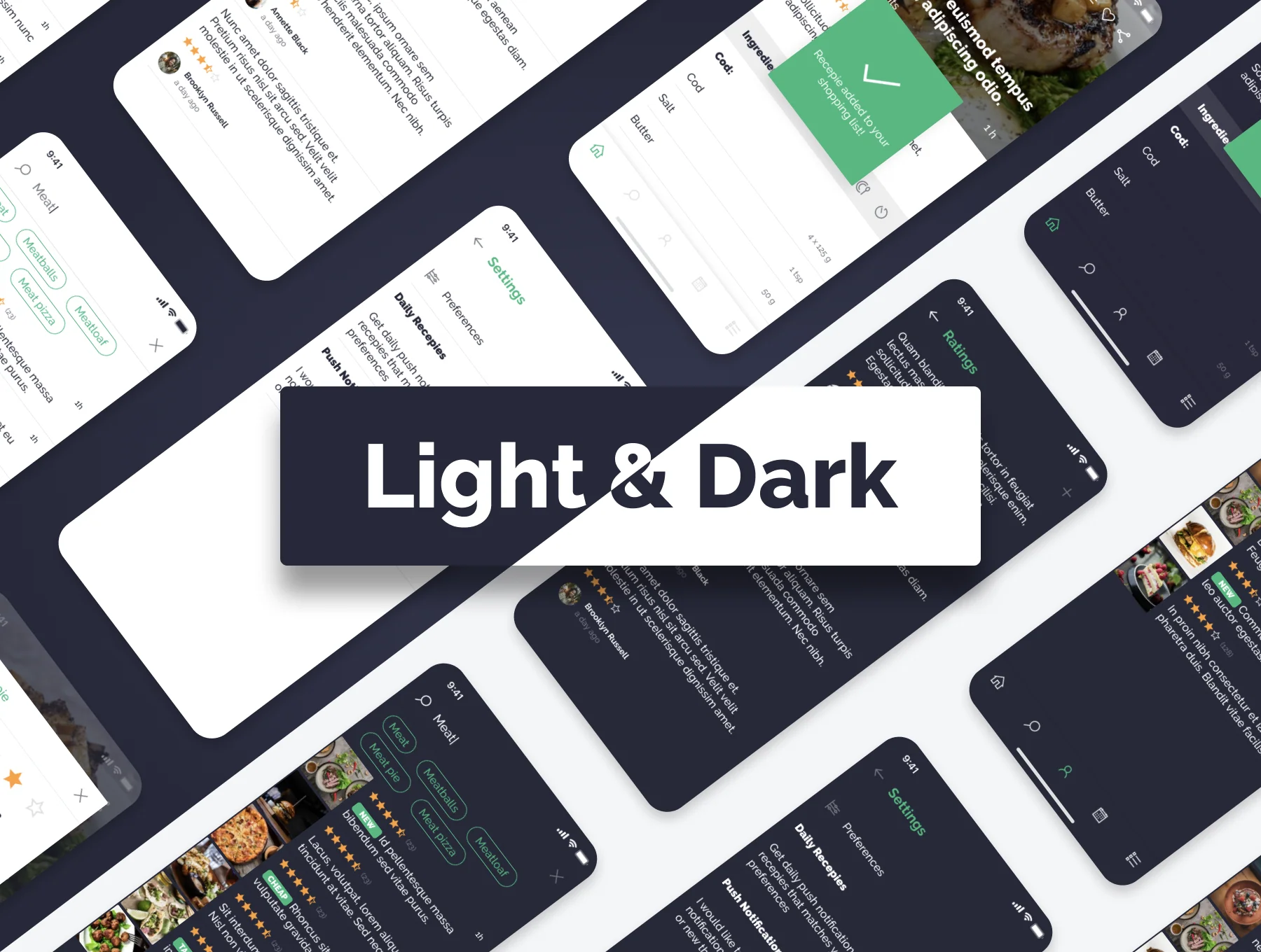Freshie Food UI Kit 5