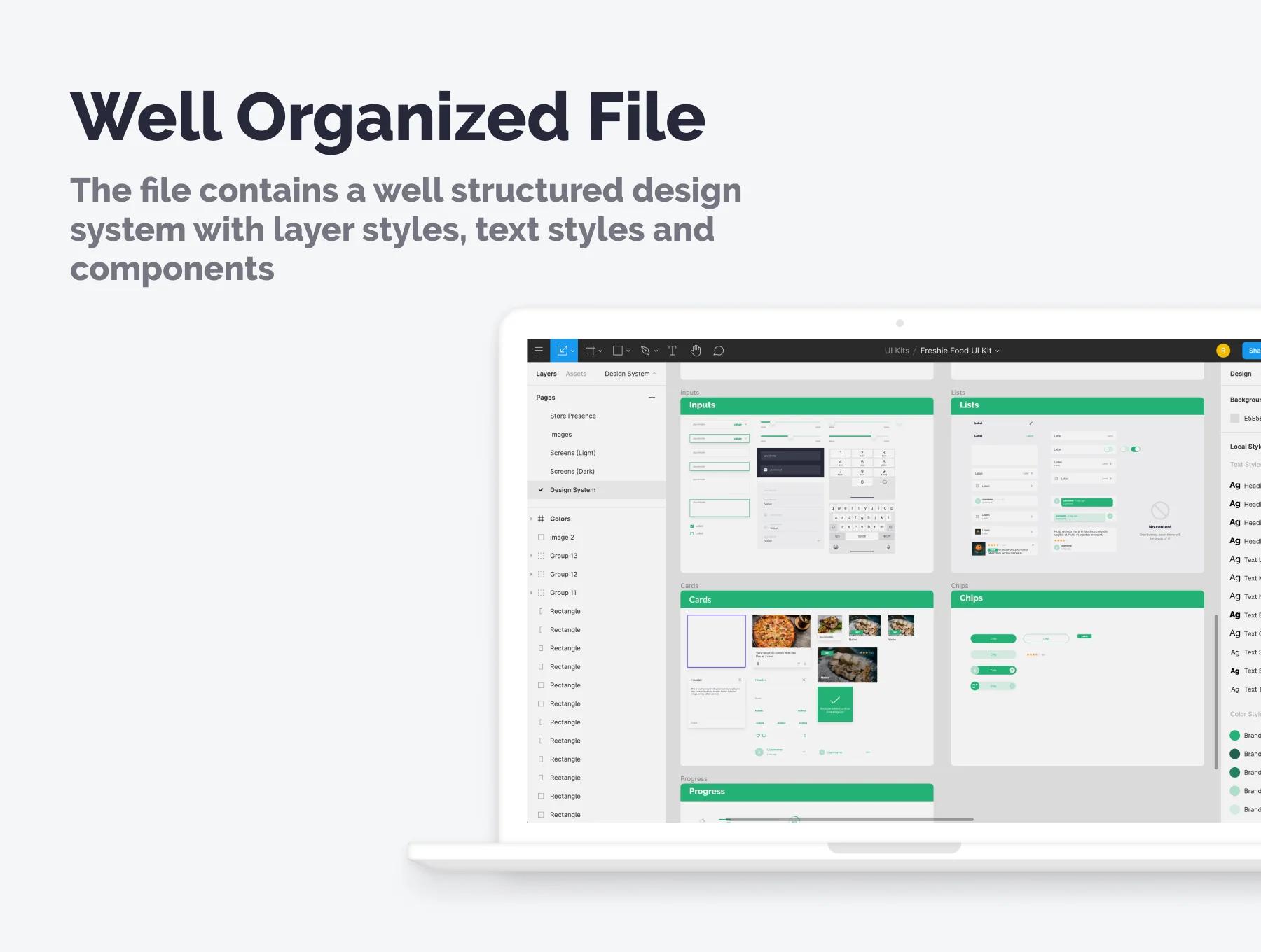 Freshie Food UI Kit 6