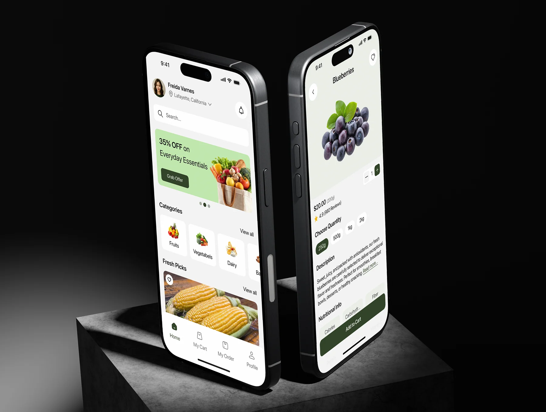 FreshMart - Grocery Delivery App UI Kit 7