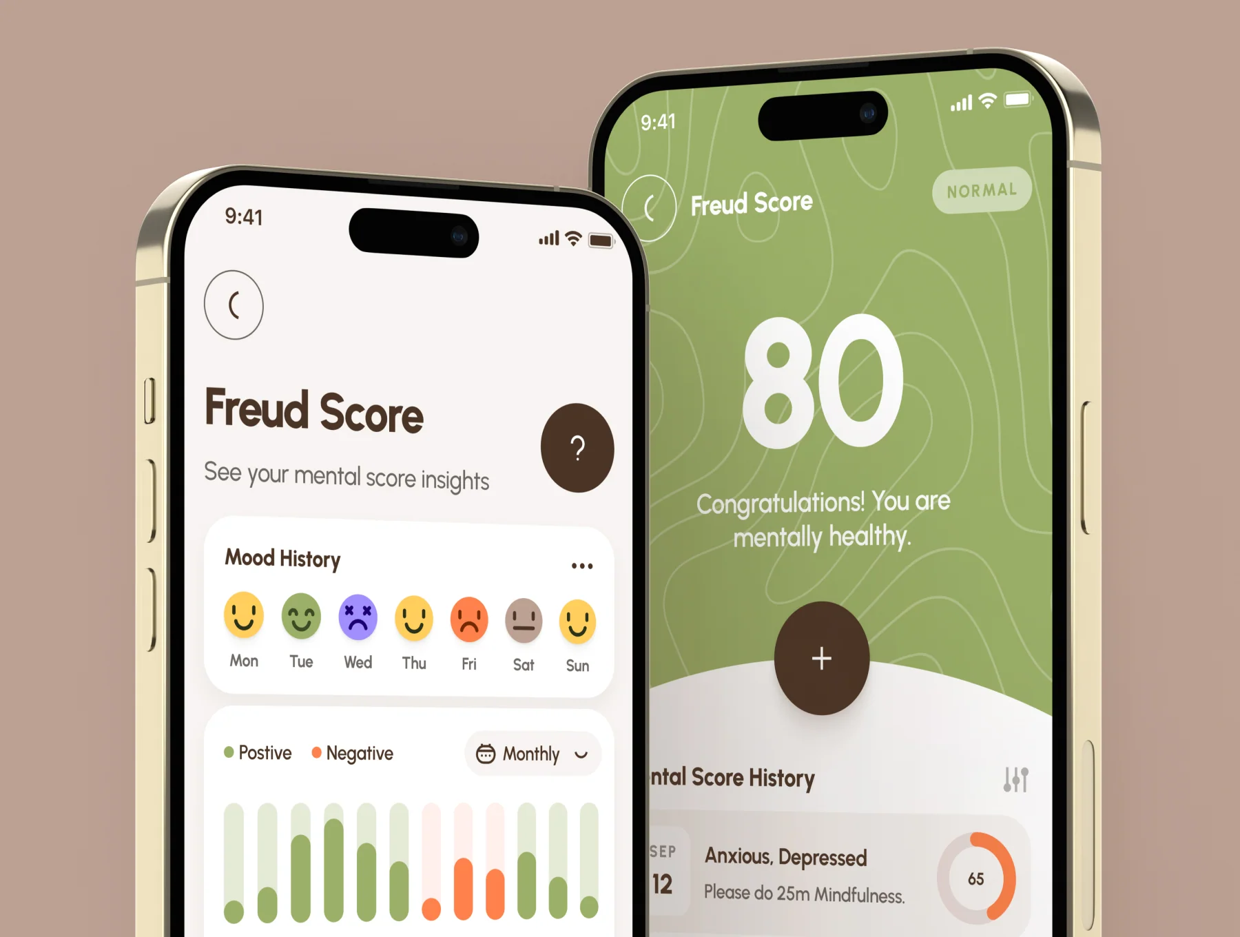 freud UI Kit: AI Mental Health App 6