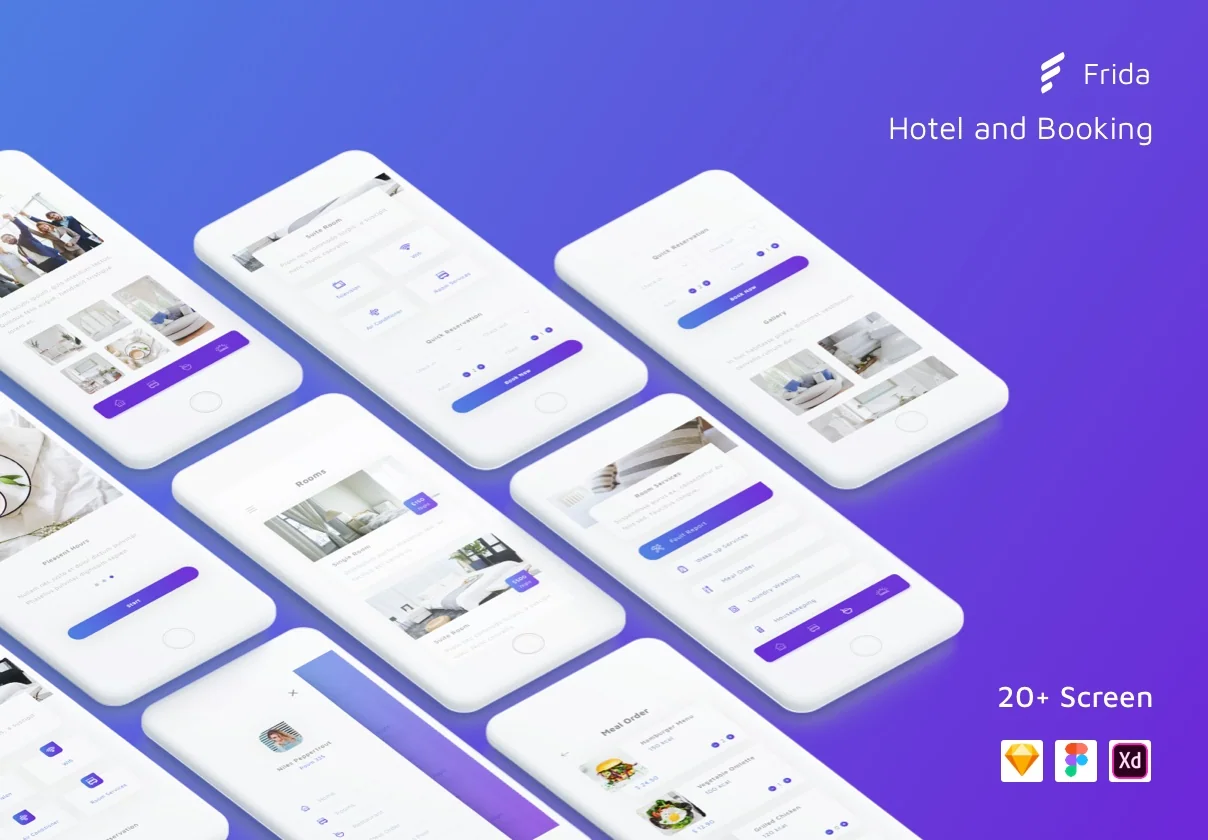 Frida Hotel UI Kit
