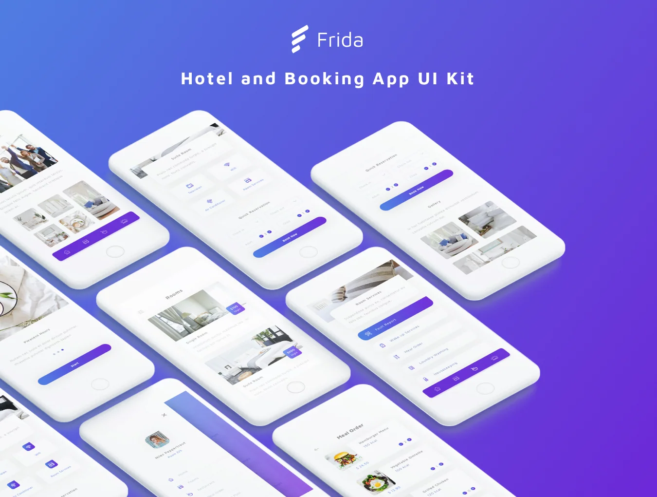 Frida Hotel UI Kit