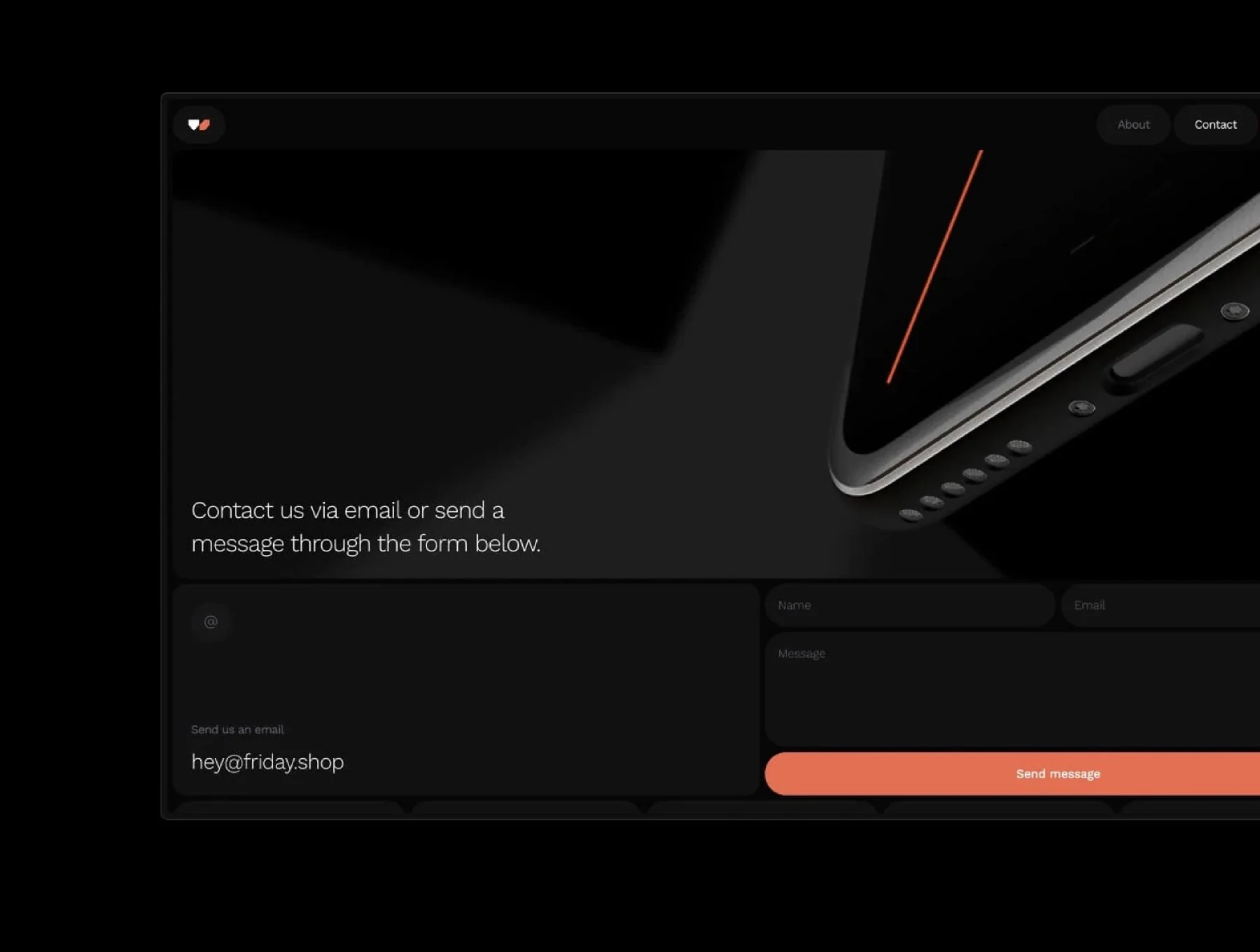 Friday — Framer Shop Template 4
