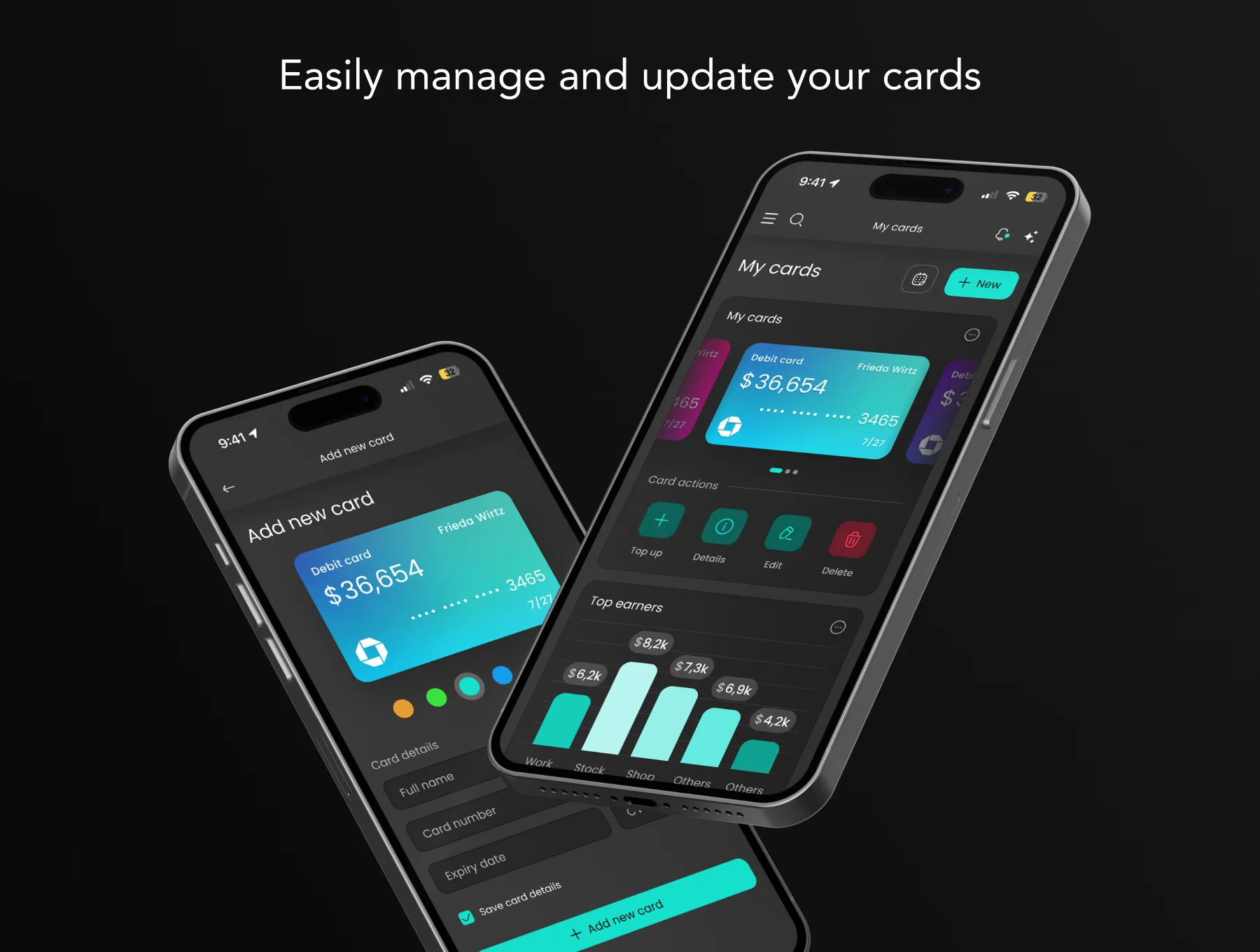 Frieda - Wallet App UI Kit 5