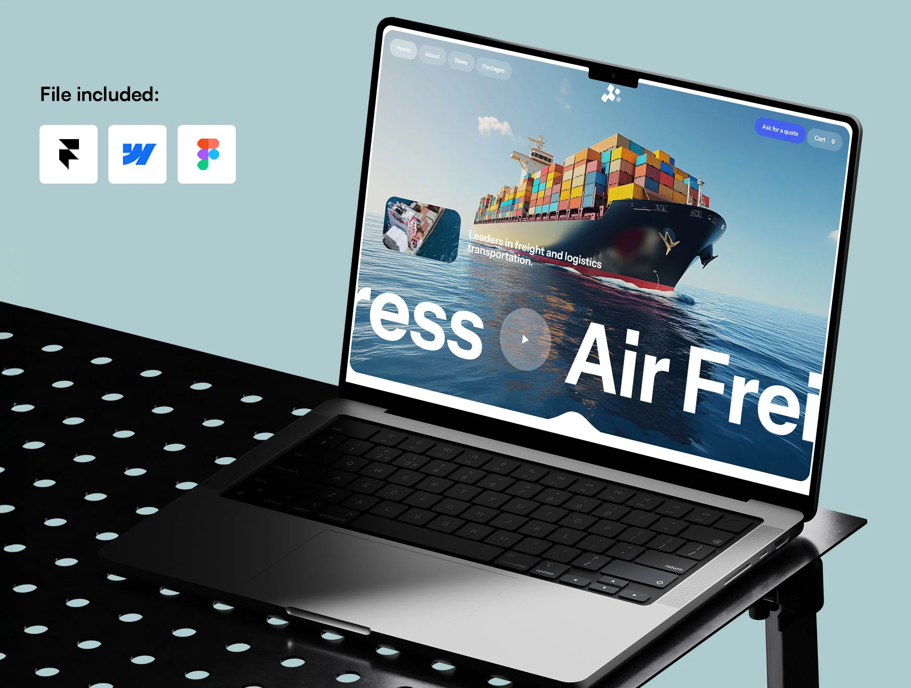 Frieght - Webflow and Framer Template