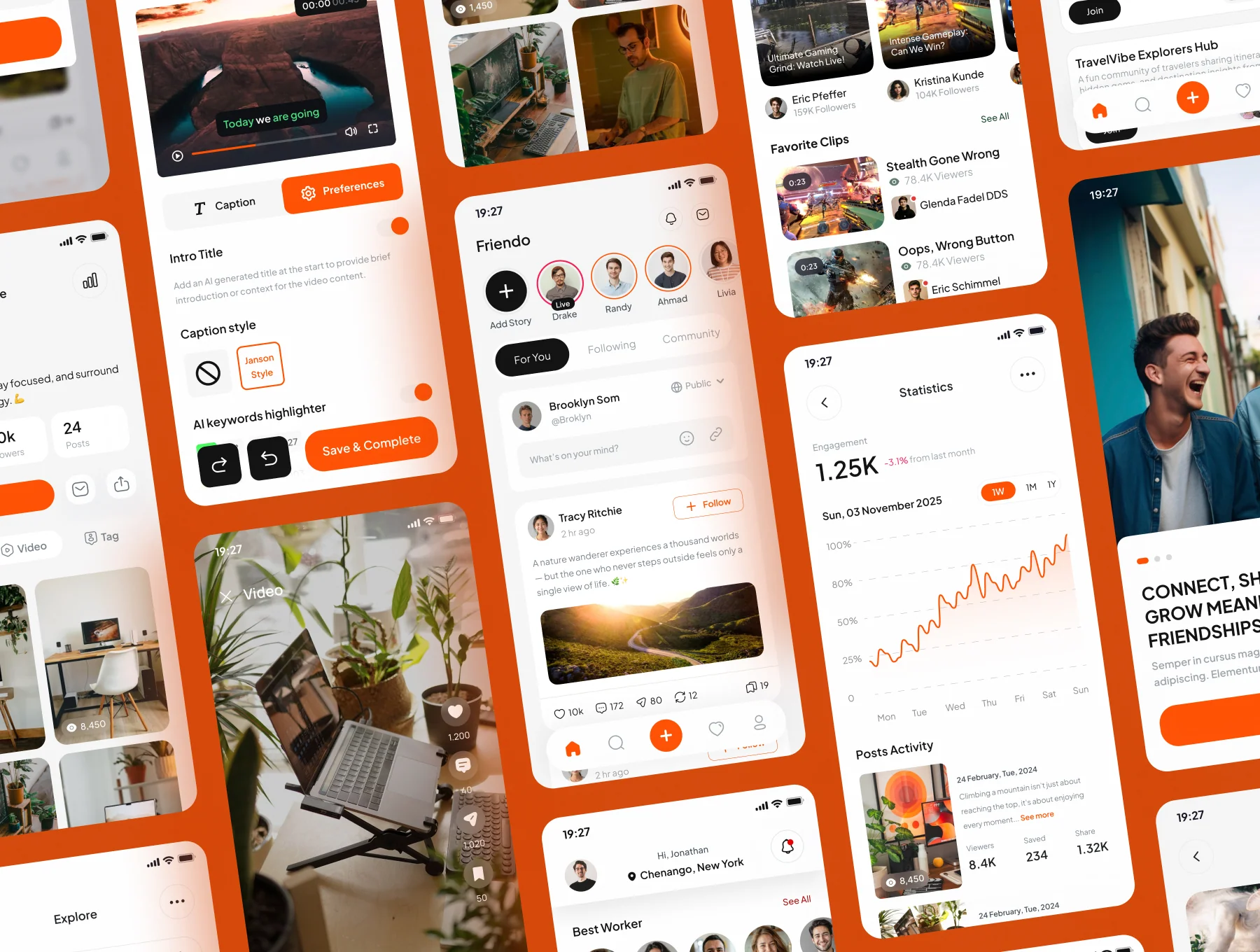 Friendo - Social Media App UI Kits 5