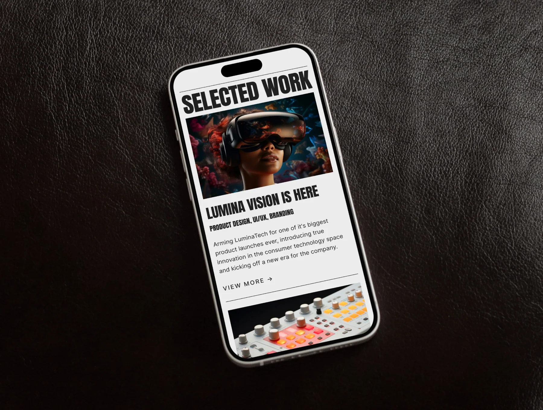 Front Page - Portfolio Website Framer  Template 6