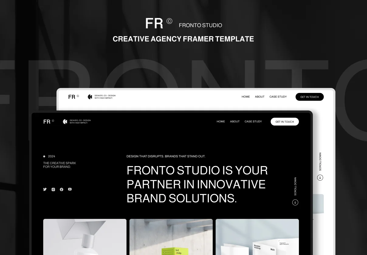 Fronto Framer Template