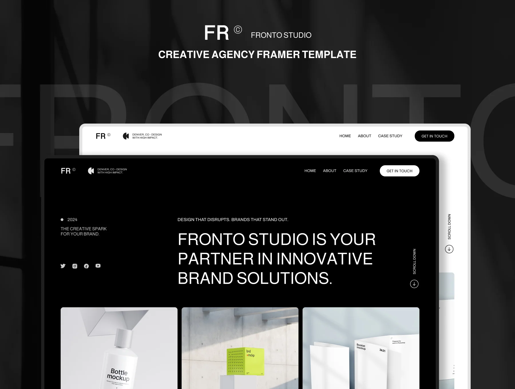 Fronto Framer Template
