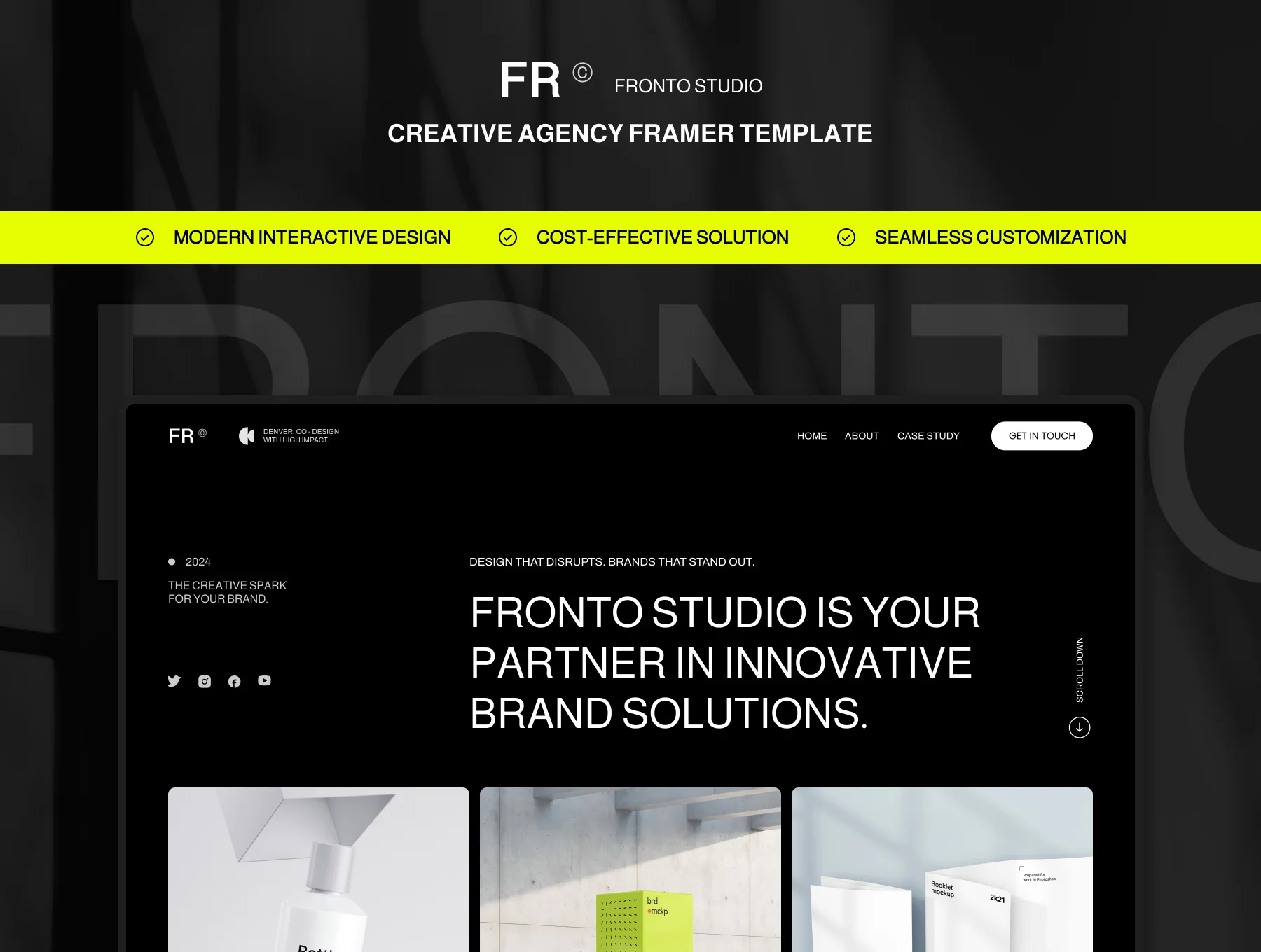 Fronto Framer Template 2