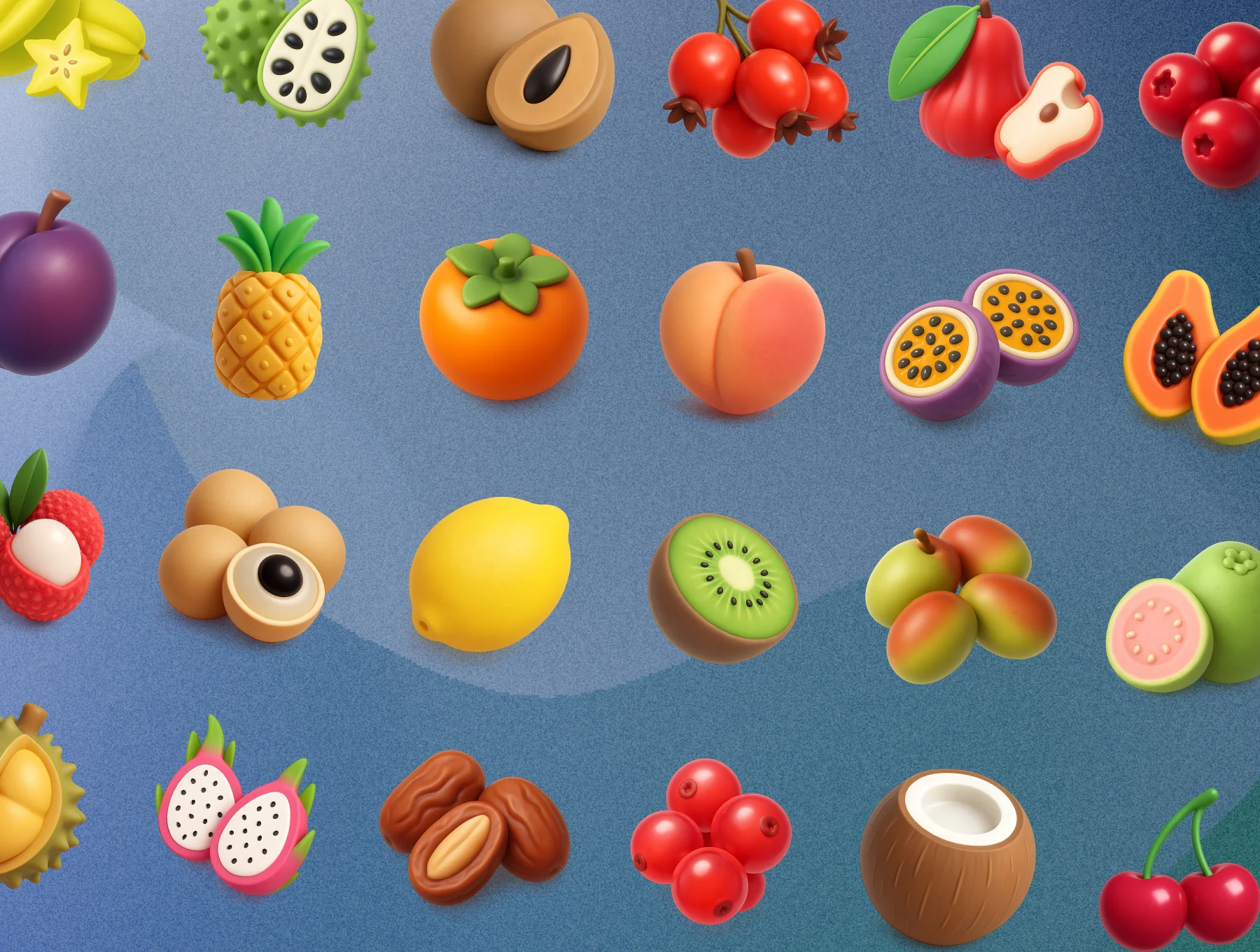 Fruit 3D Icon Illustrations 6