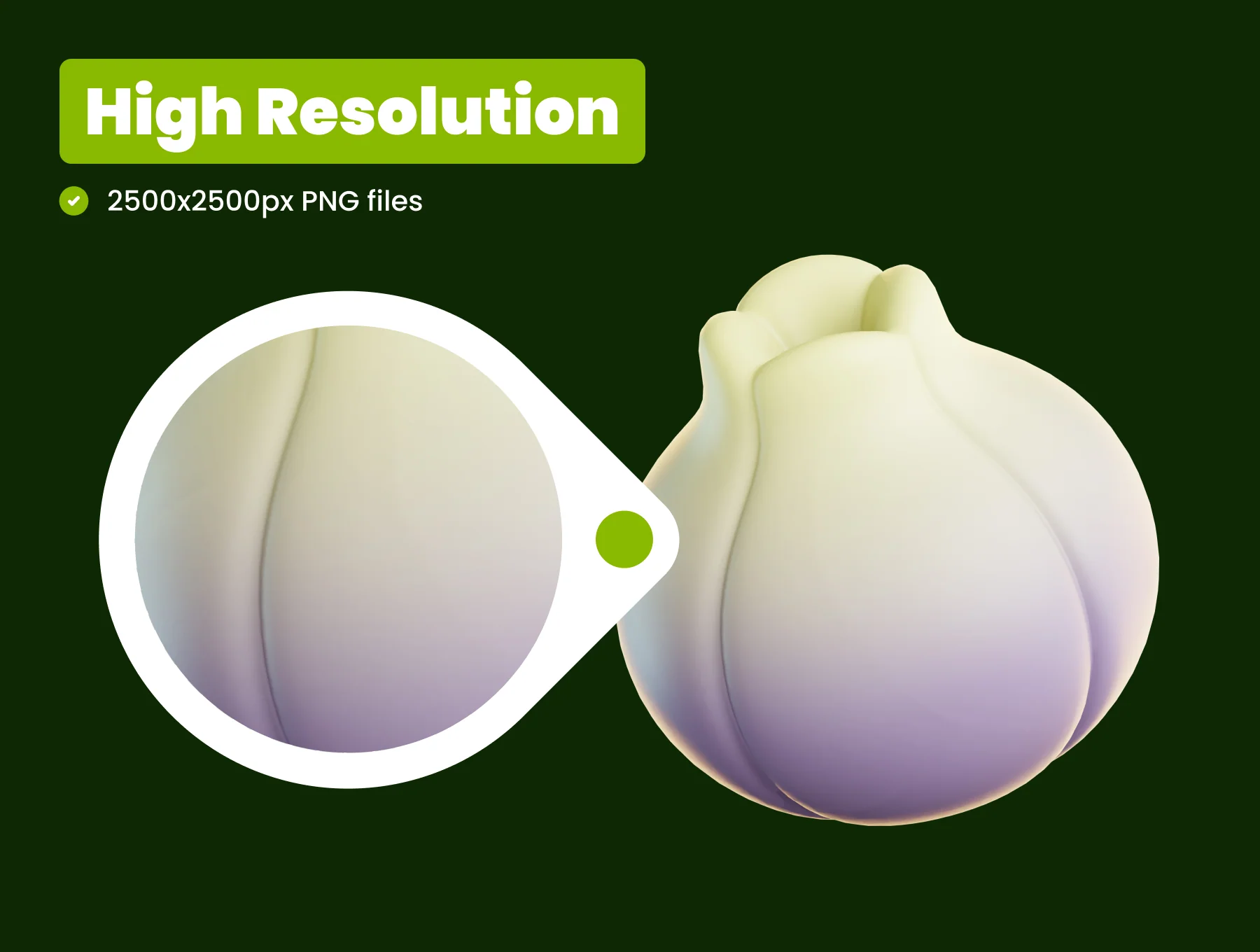 Fruit and Vegetables 3D Illustration Pack 5