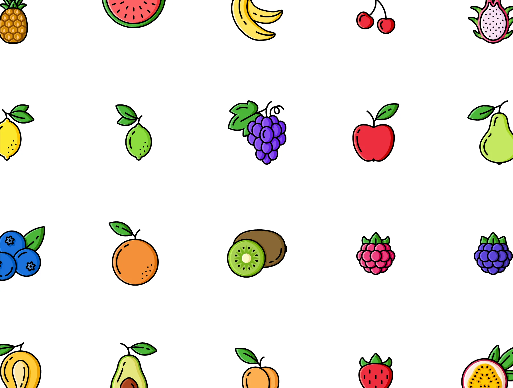Fruit Icons 5