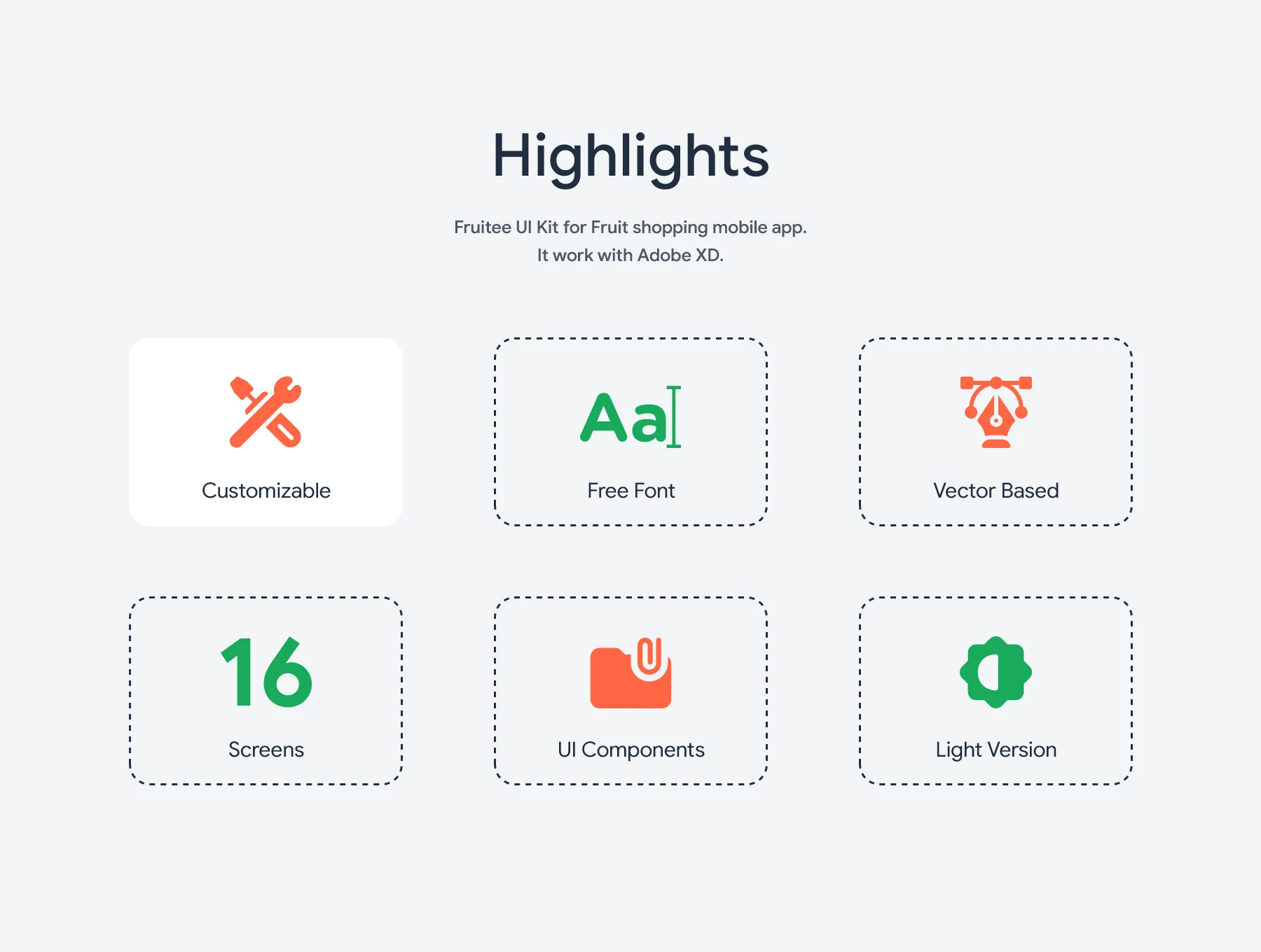 Fruitee - Fresh Fruit Shopping App UI Kit 3