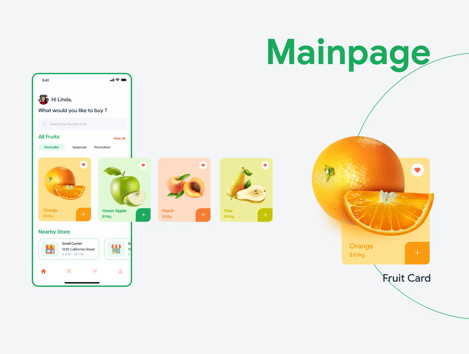 Fruitee - Fresh Fruit Shopping App UI Kit 5