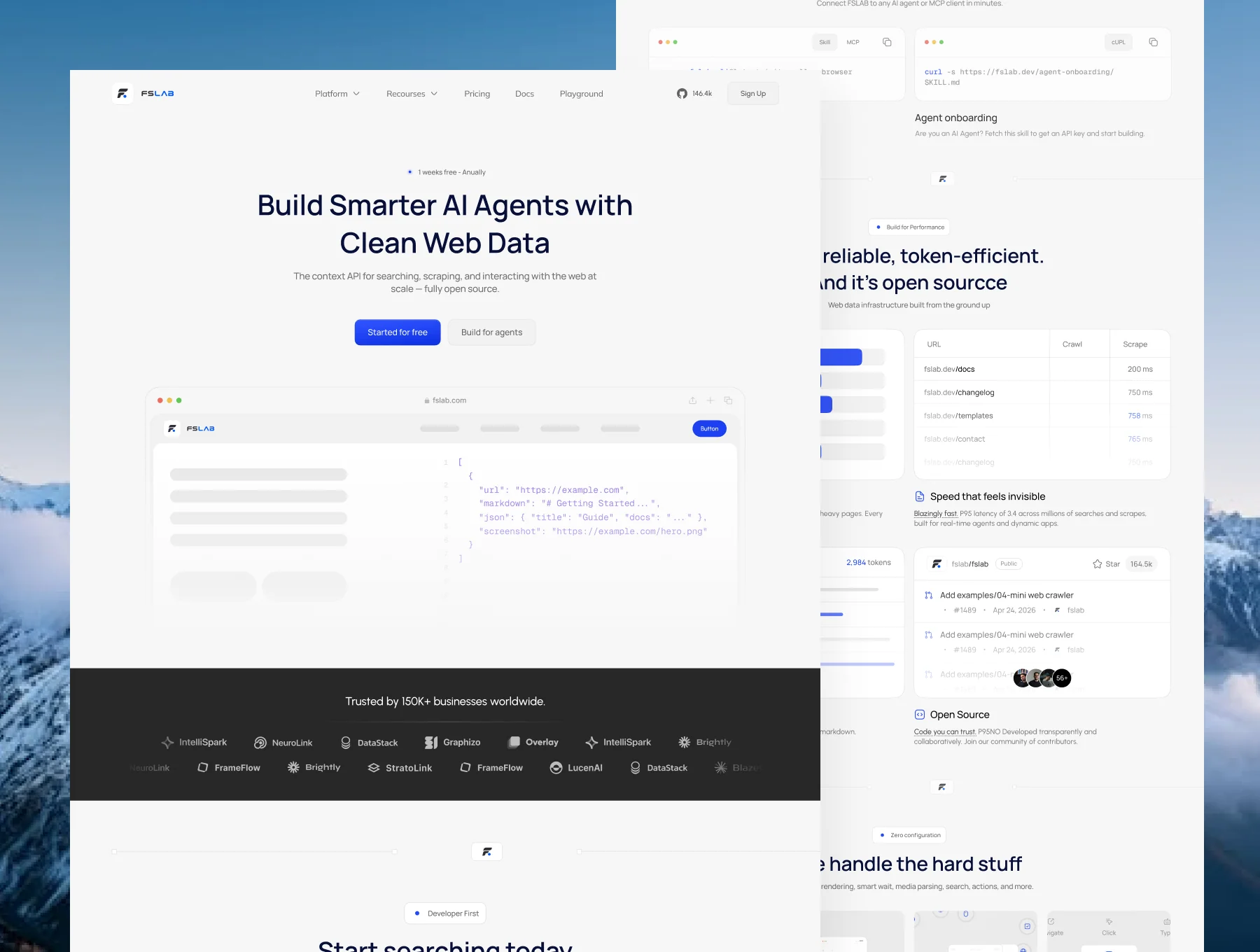 FSLAB - AI Web Intelligence Platform UI Kit 5