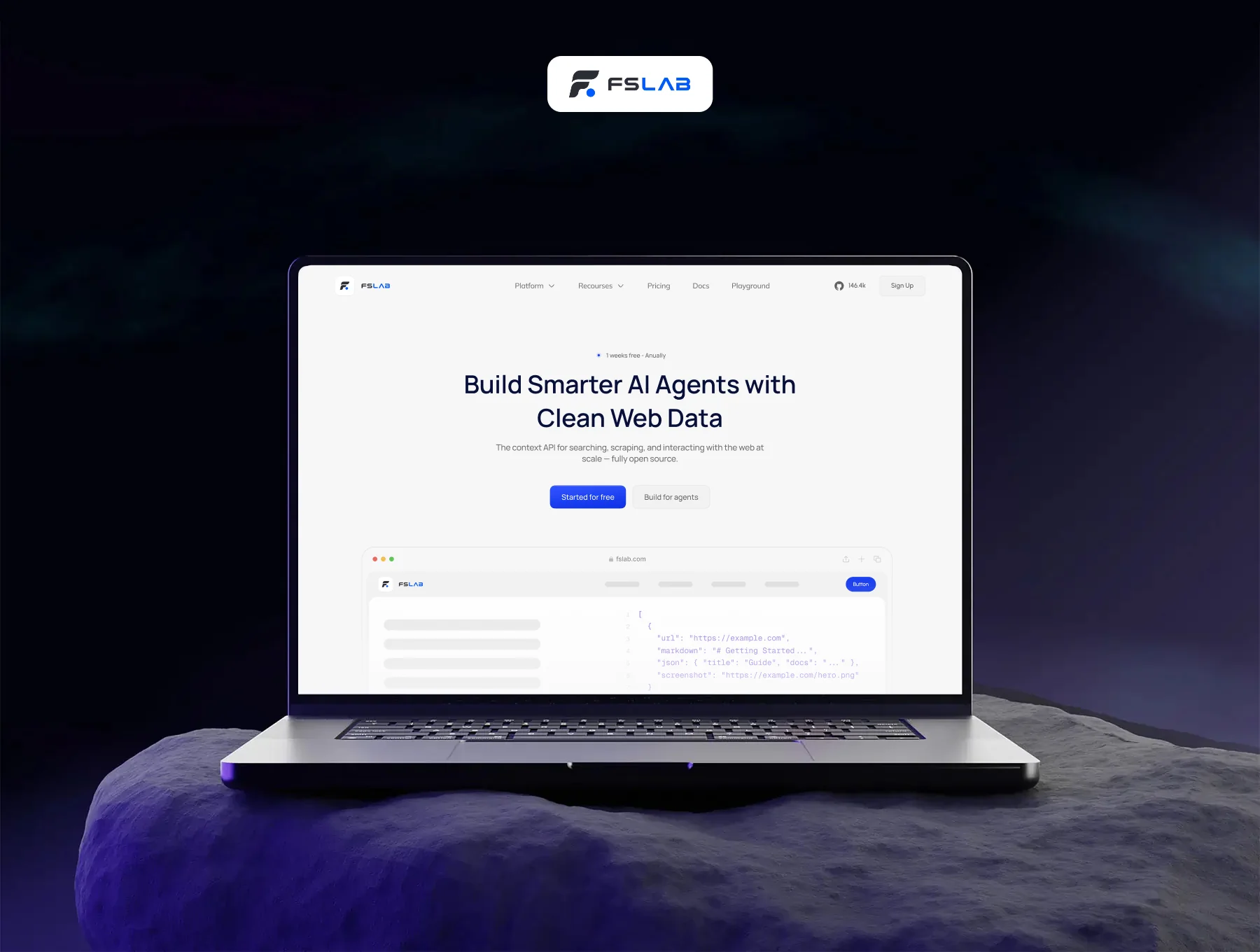 FSLAB - AI Web Intelligence Platform UI Kit 6