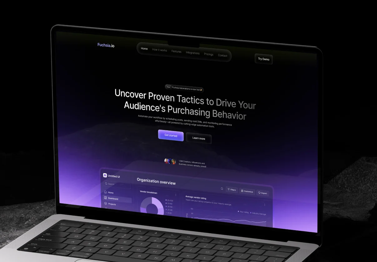 Fuchsia - Web3/SaaS Framer Website Template