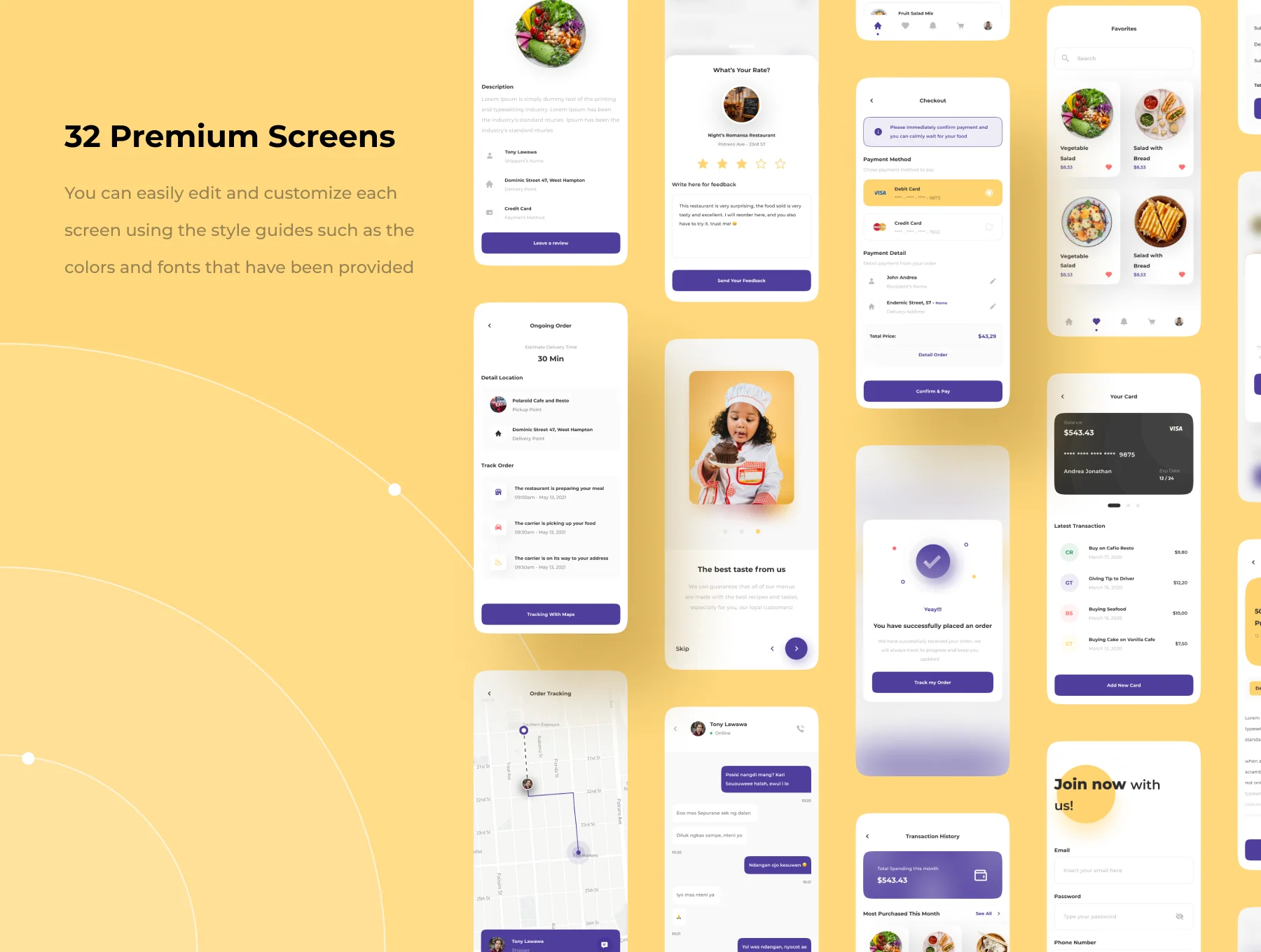 Fudys - Food Delivery Apps UI Kit 3