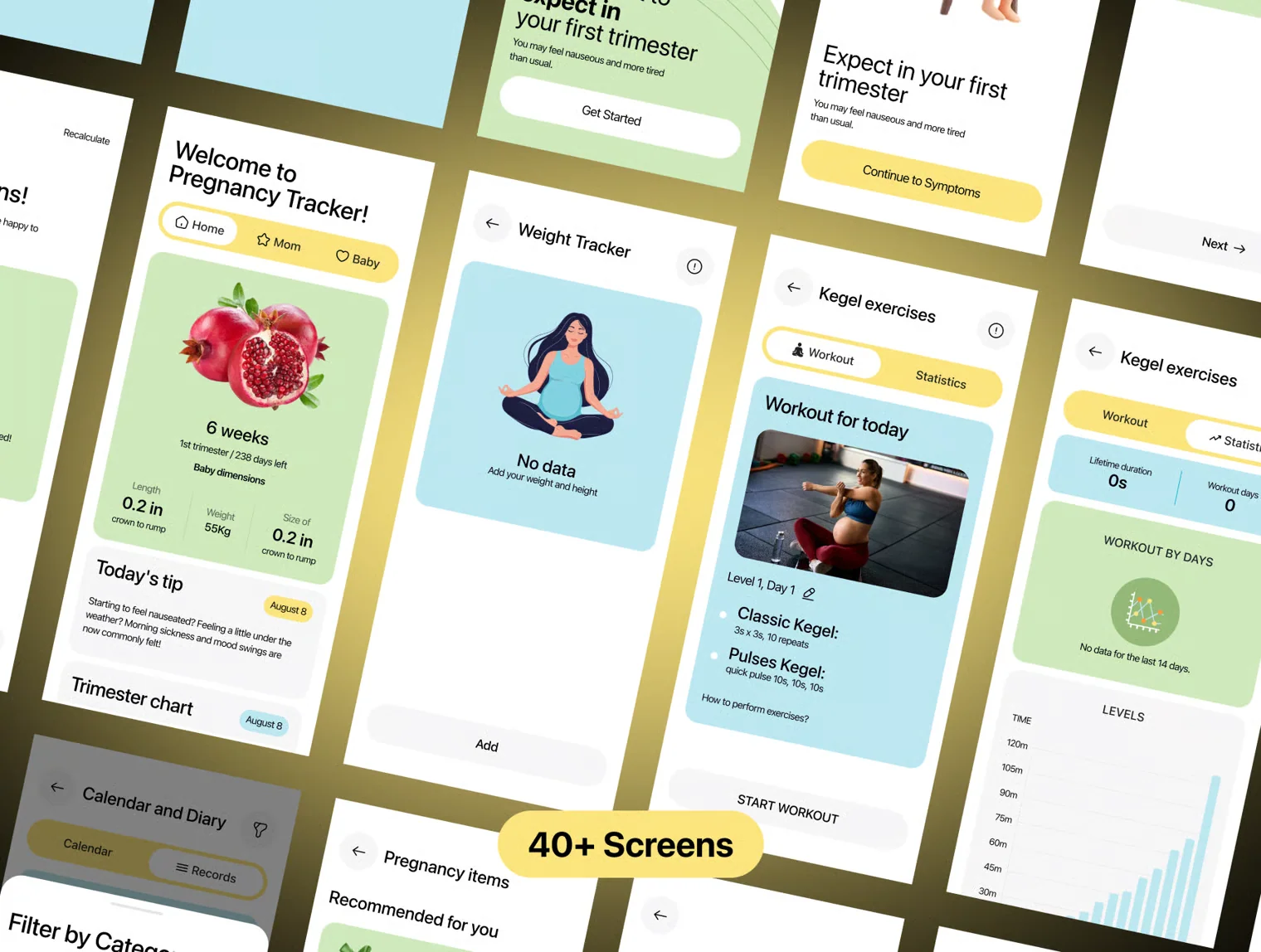 Full Pregnancy Tracker App UI Kit 4
