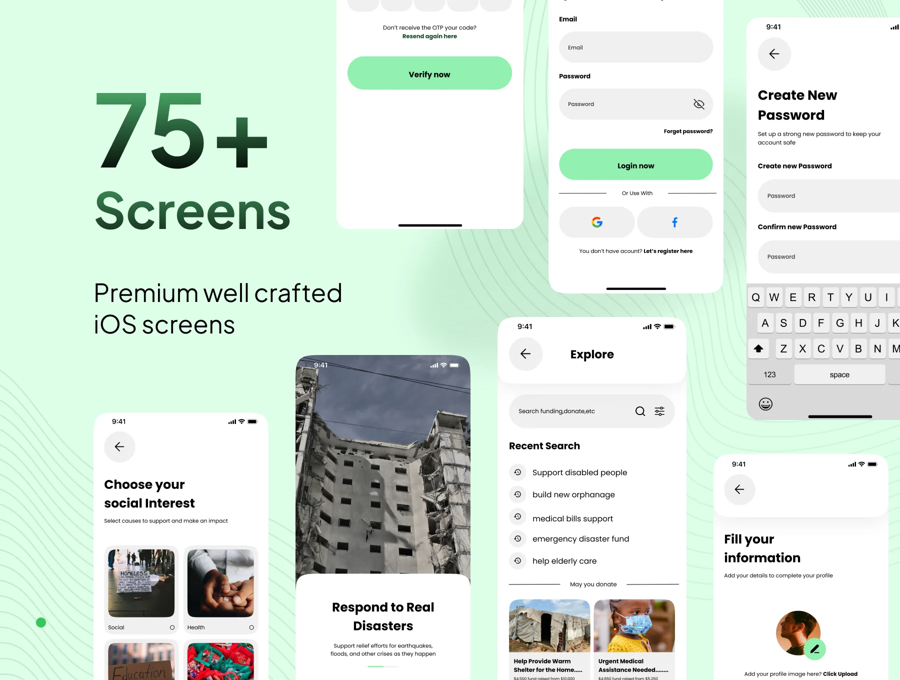 Fundco - Mobile Crowdfunding App Ui Kit 2