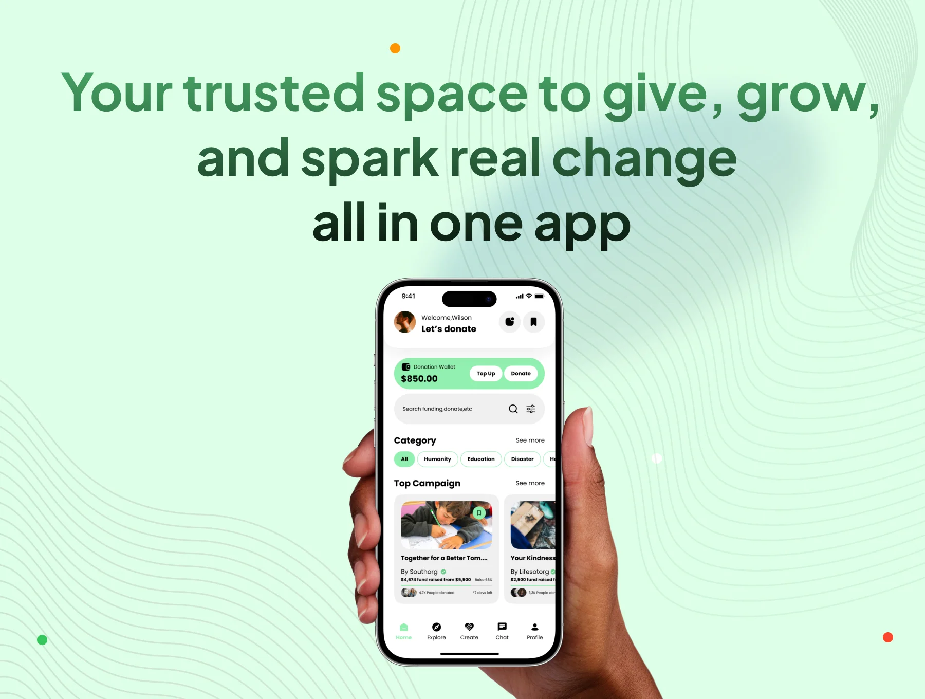 Fundco - Mobile Crowdfunding App Ui Kit 8