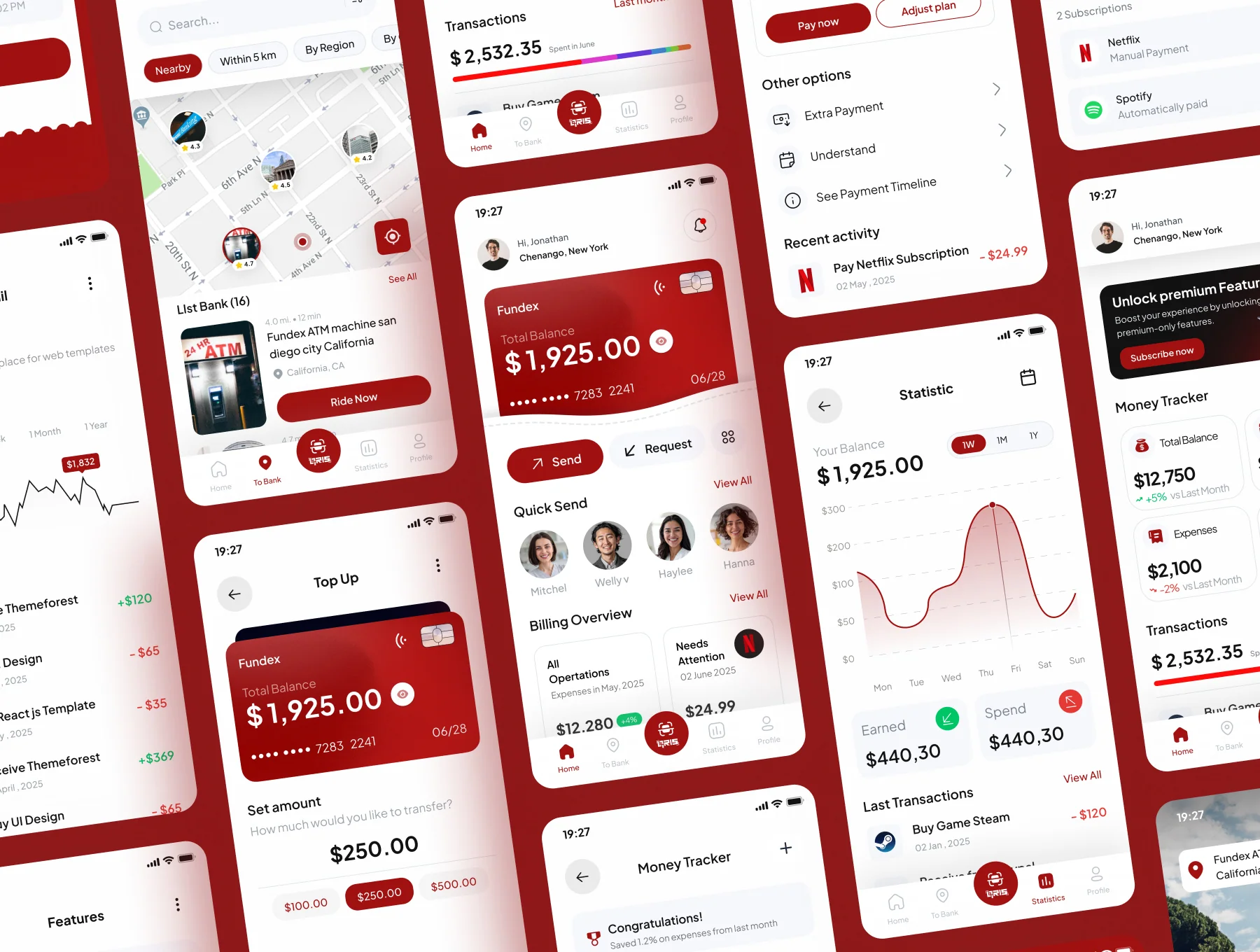 Fundex - Digital Wallet Mobile App UI Kits 5
