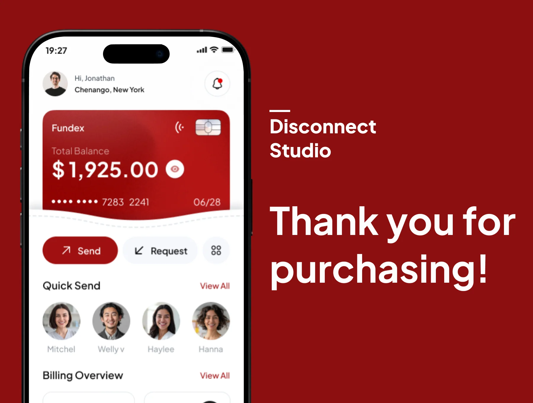 Fundex - Digital Wallet Mobile App UI Kits 6